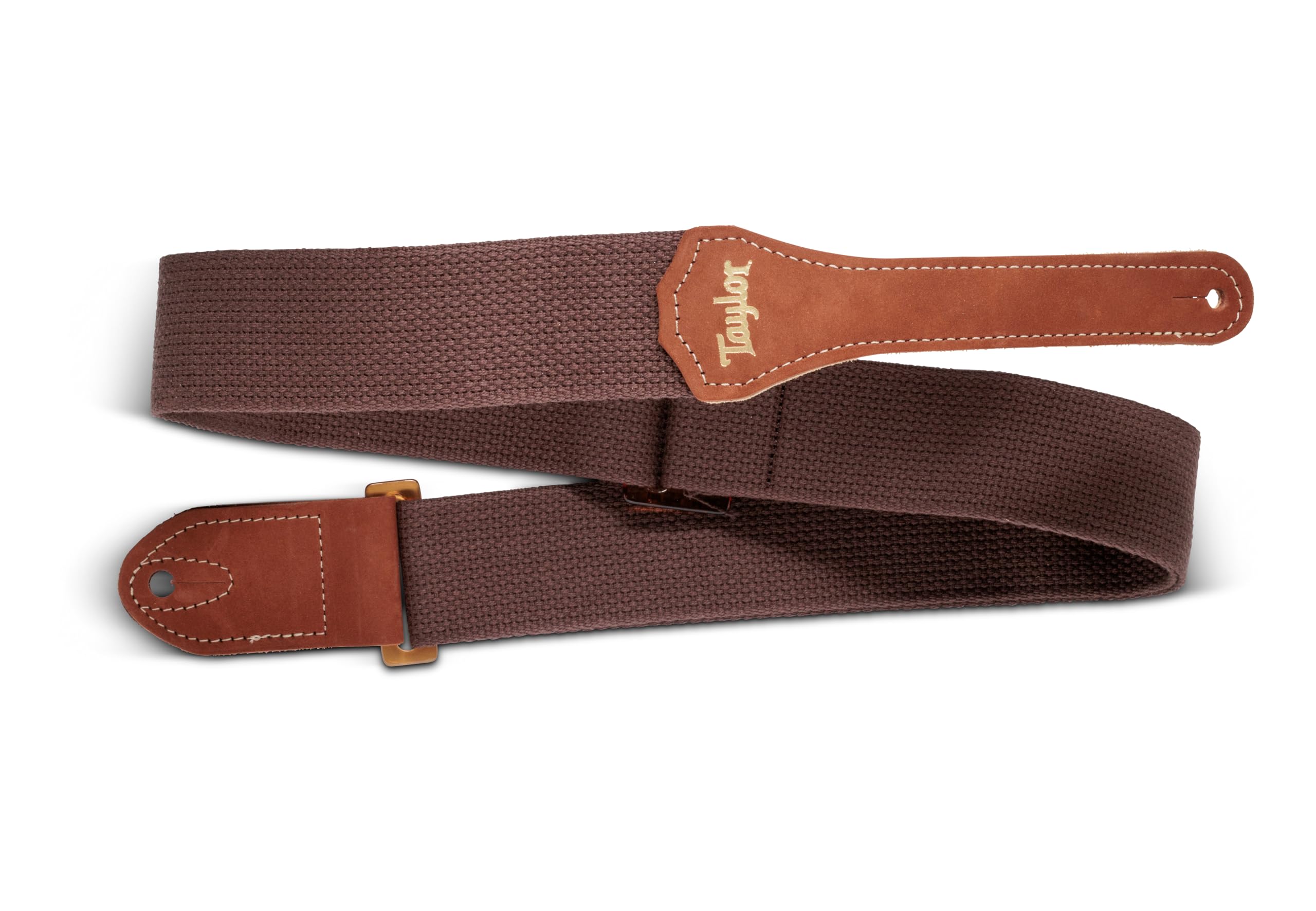 Taylor GS Mini Guitar Strap, Cotton 2"" (Chocolate Brown), Adjustable