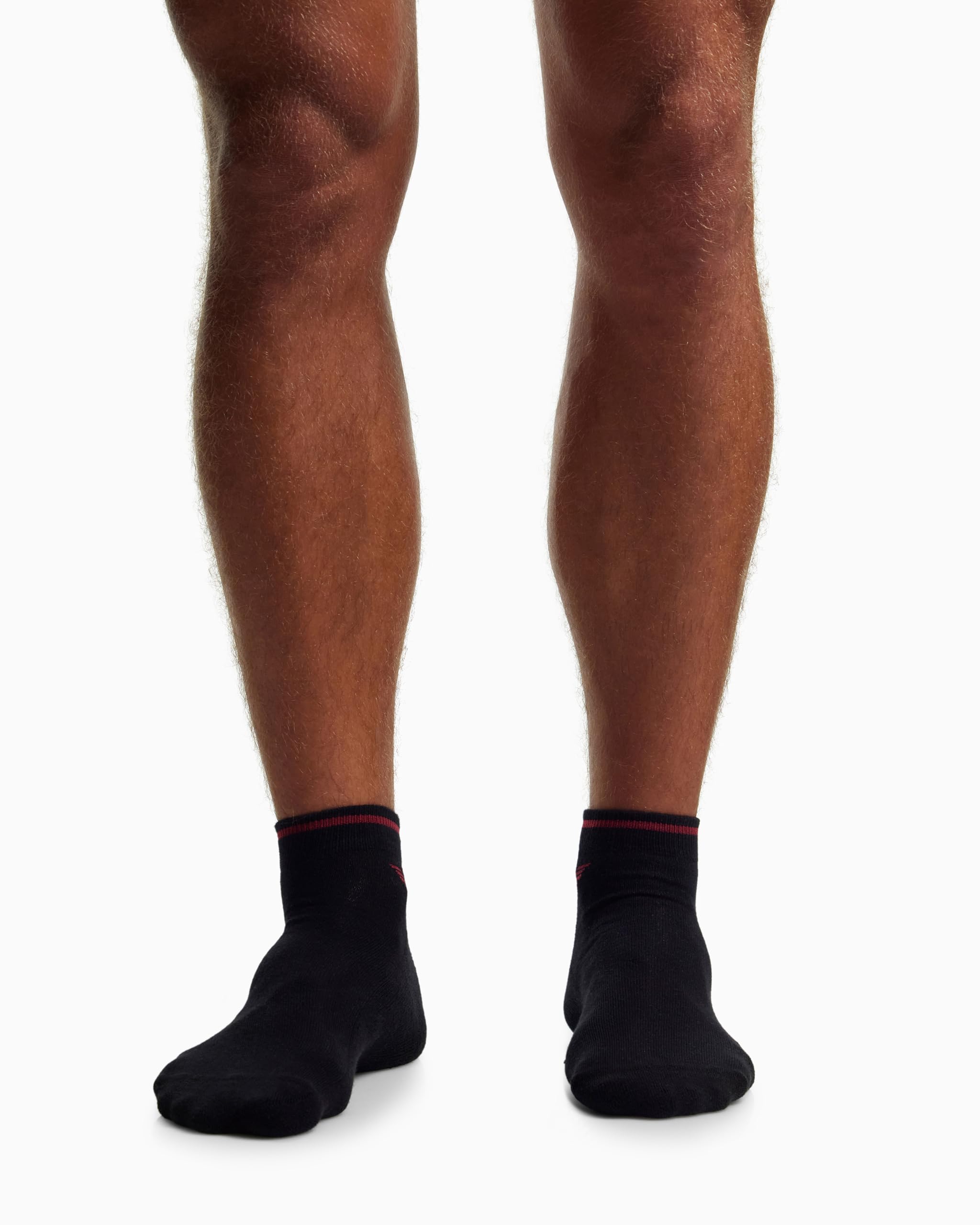 Image secondaire de Lot de 2 Chaussettes Éponge Emporio Armani pour Homme - Noir