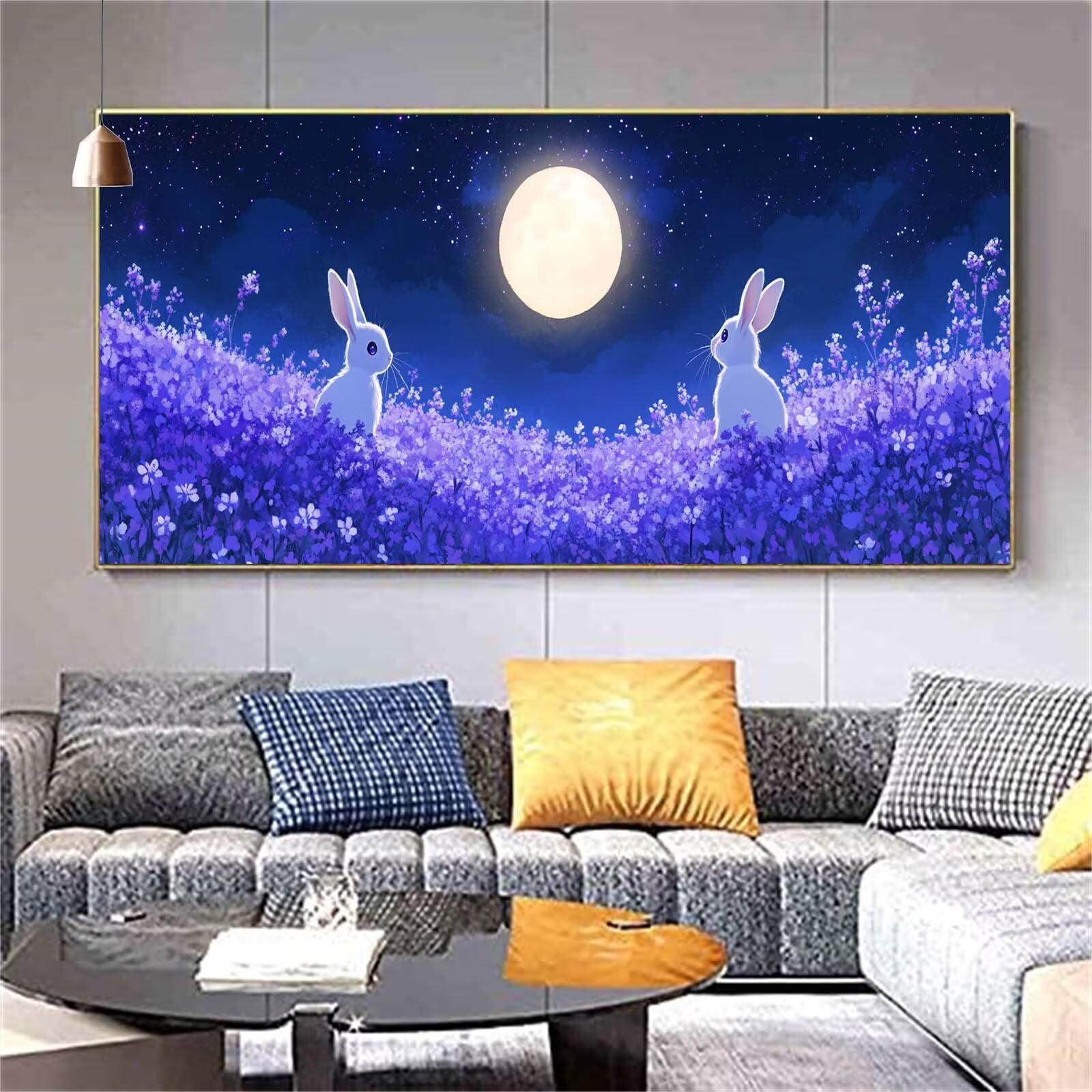 Diamond Painting Couple Diamond Painting Adulte Animaux Diamant Painting Enfant,DIY Peinture Diamant Broderie Kit Complet Diamant Art Tableau Perle Decoration Maison Idee Cadeau Femme 70x200cm Z559