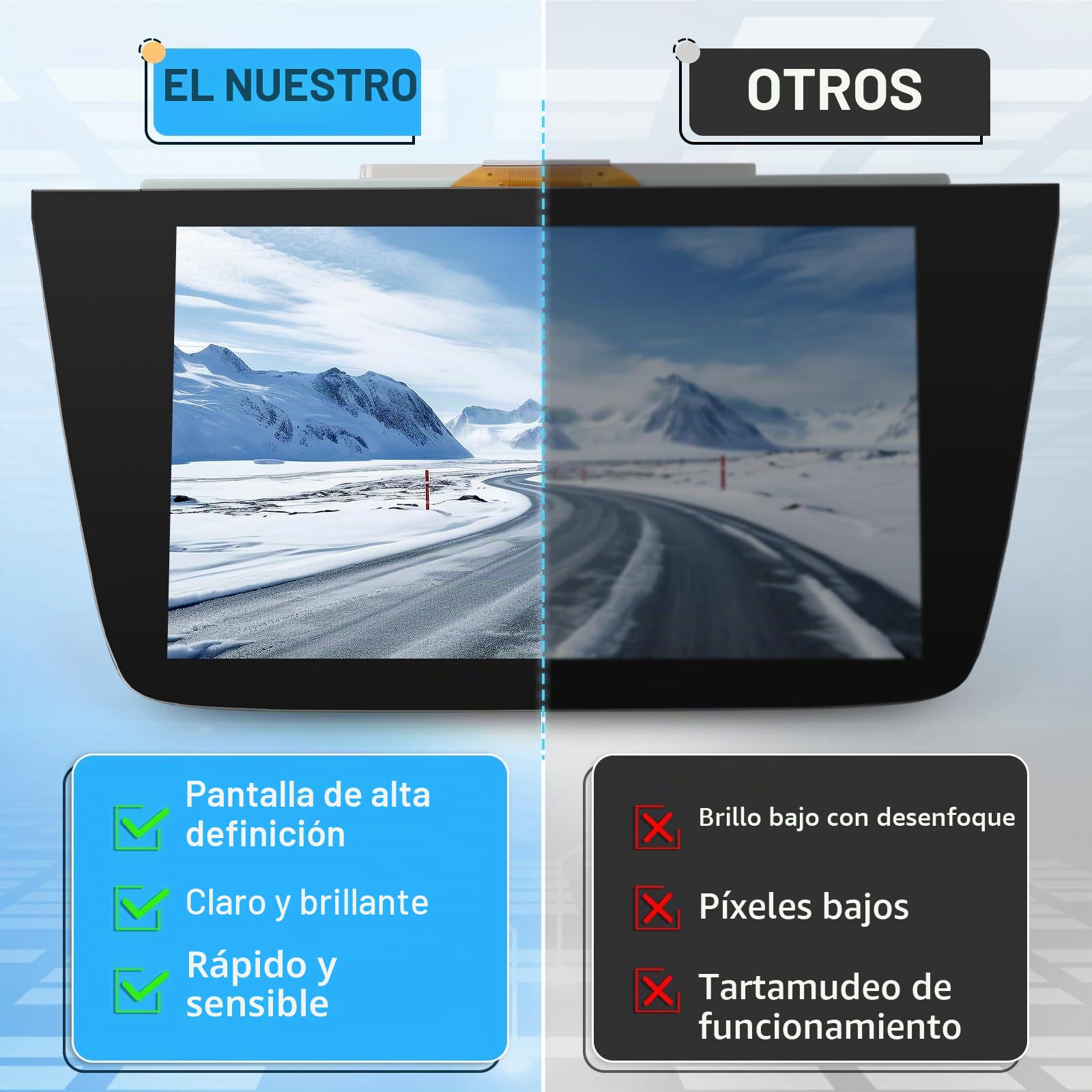 LQ080Y5DZ10 Pantalla LCD para Opel Vauxhall Navi 900 Pantalla de radio de barco IntelliLink para Opel Astra K MK7 2015-2020 Pantalla LCD 8 pulgadas
