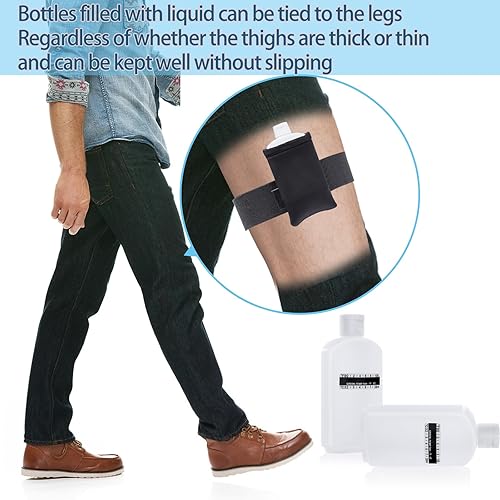 Miniatura 4 de El kit completo de prueba de orina de 16 piezas incluye 2 bolsas de gel de preservación térmica, 2 botellas vacías portátiles, 10 tiras adhesivas de