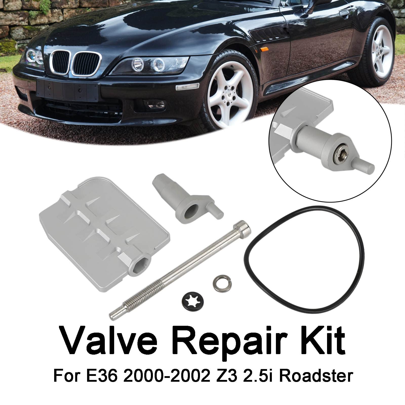 Topteng Valve Repair Kit Rebuild Rattle Adatto per BMW DISA Fix Overhaul M54 2.2 2.5 Aluminium