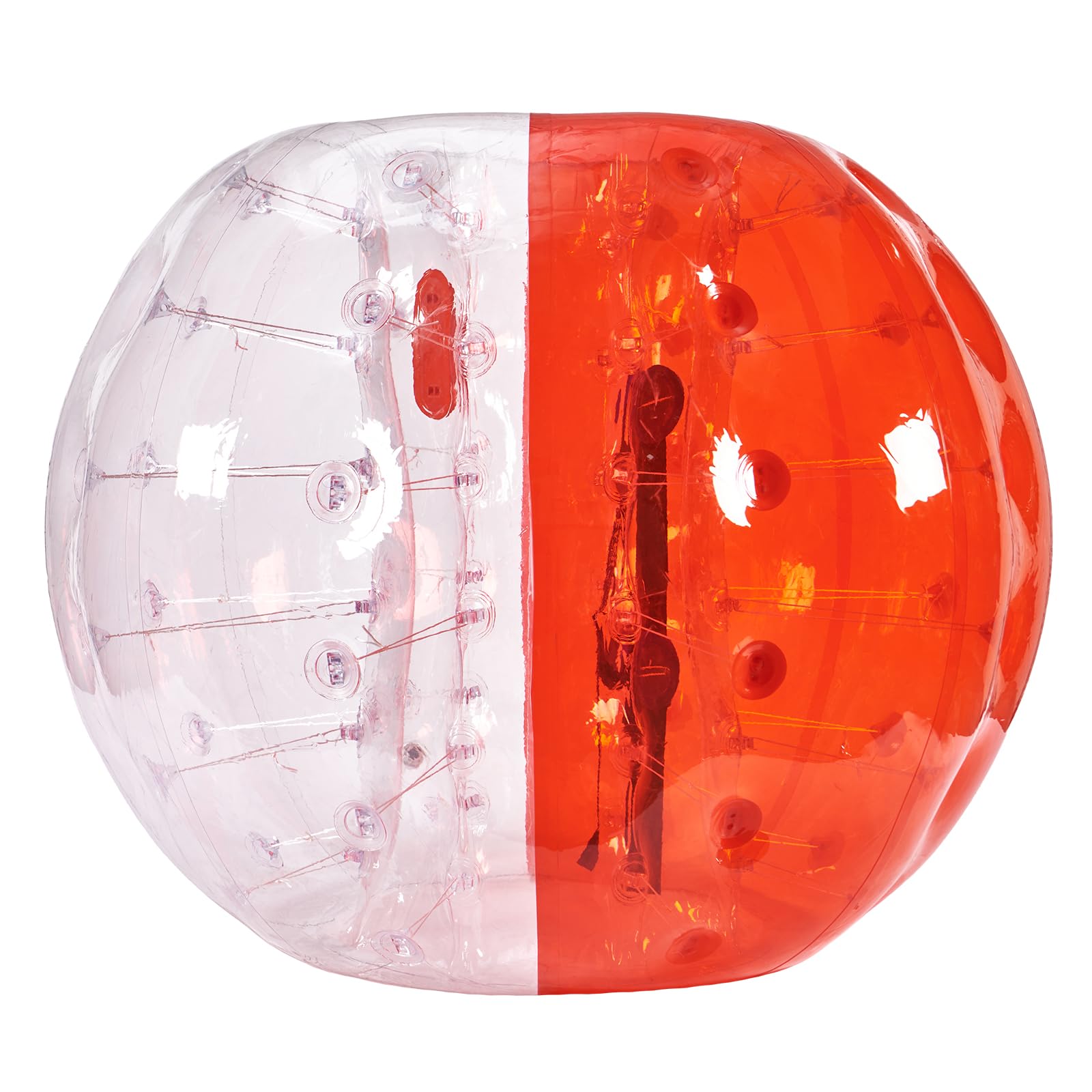 VEVOR Inflatable Bumper Ball, 4FT/5FT Body Sumo Zorb Balls for Teen, 0.8mm Thick PVC Human Hamster Bubble Balls for Outdoor Team Gaming Play, Bumper Bopper Toys for Garden, Yard, Park