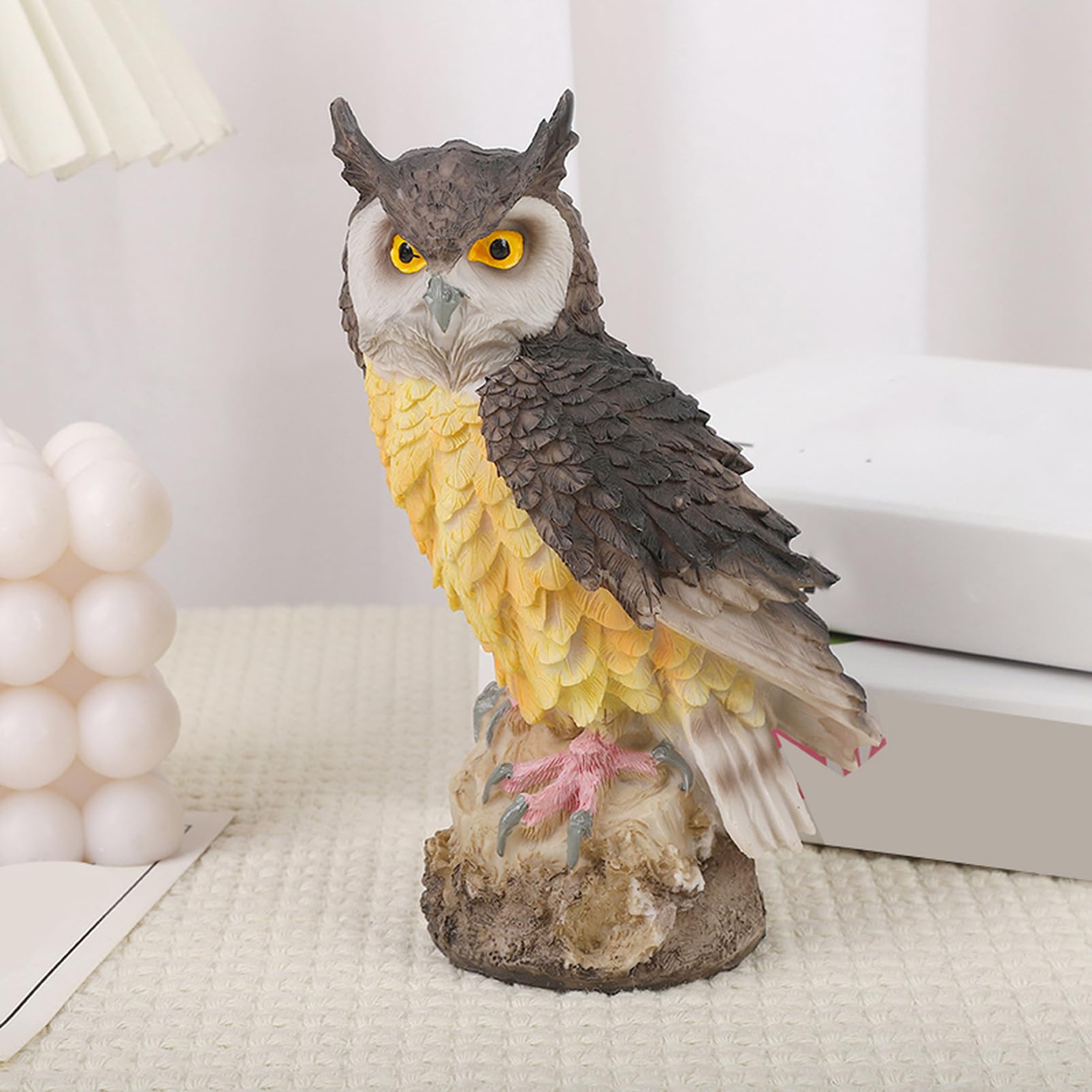 Amazon.co.jp: ガーデニング雑貨 おしゃれ 置物 フクロウ 鳥 動物 玄関