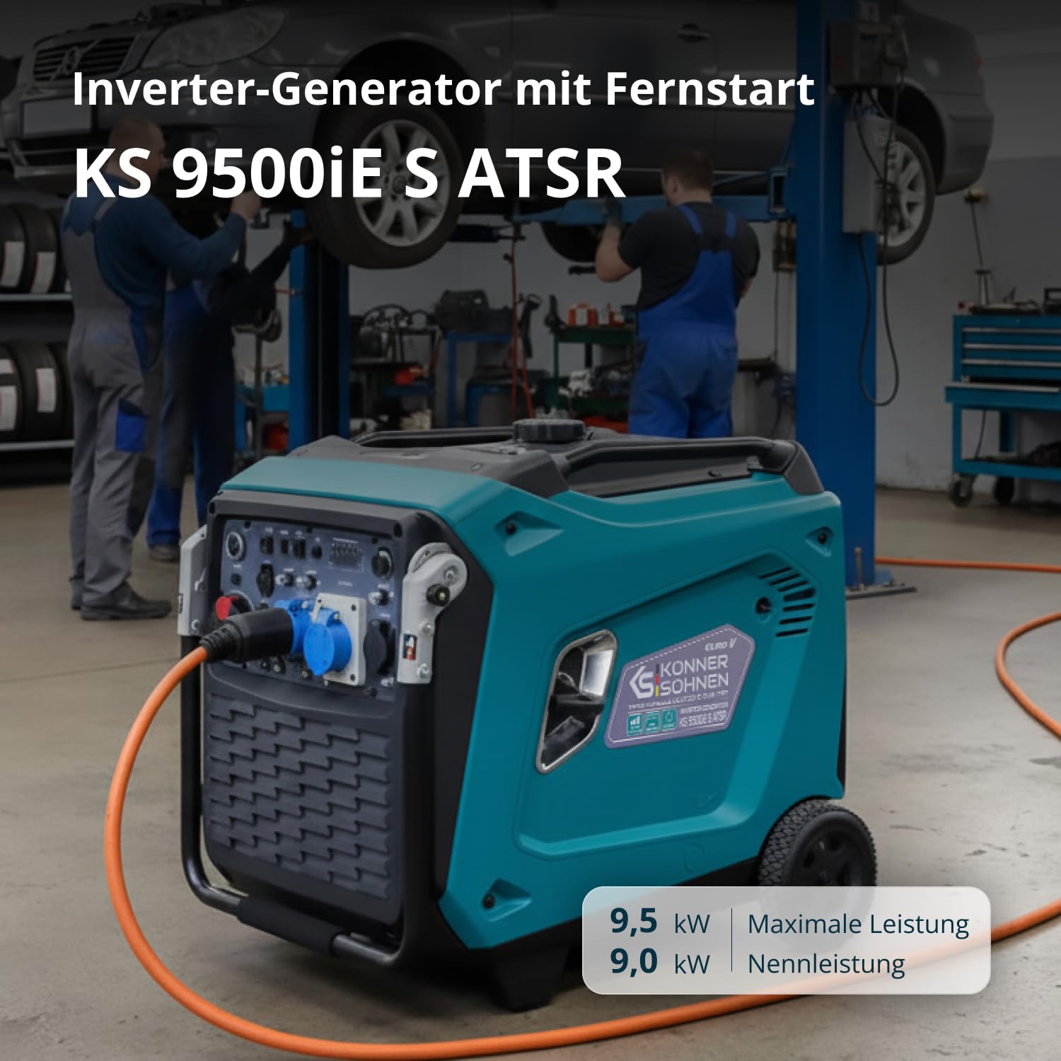 Könner & Söhnen KS 9500iE S ATSR Générateur onduleur à essence 9000W