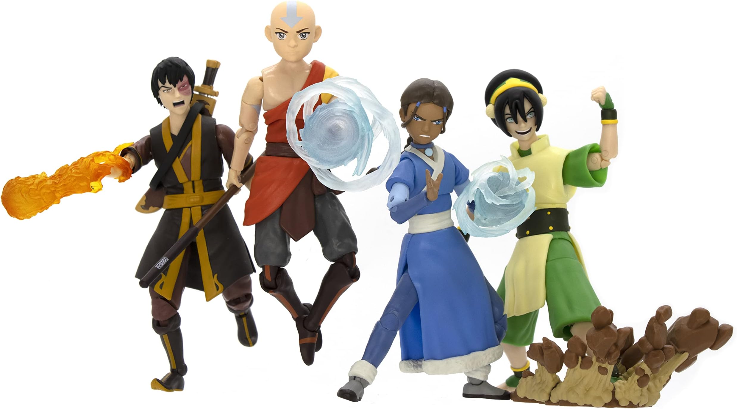 Avatar: The Last Airbender Elements BST AXN 5-inch Action Figure Anime 4-Pack