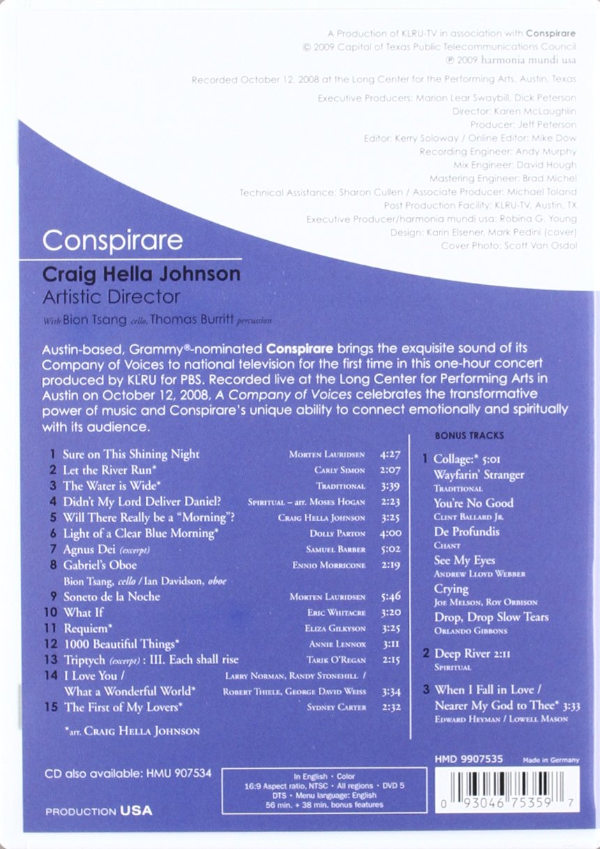 A company of voices : conspirare en concert