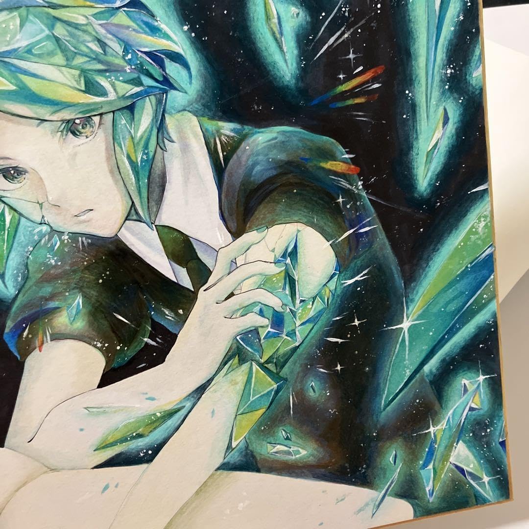 Amazon.co.jp: 宝石の国 フォスフォフィライト ファンアート 大色紙 