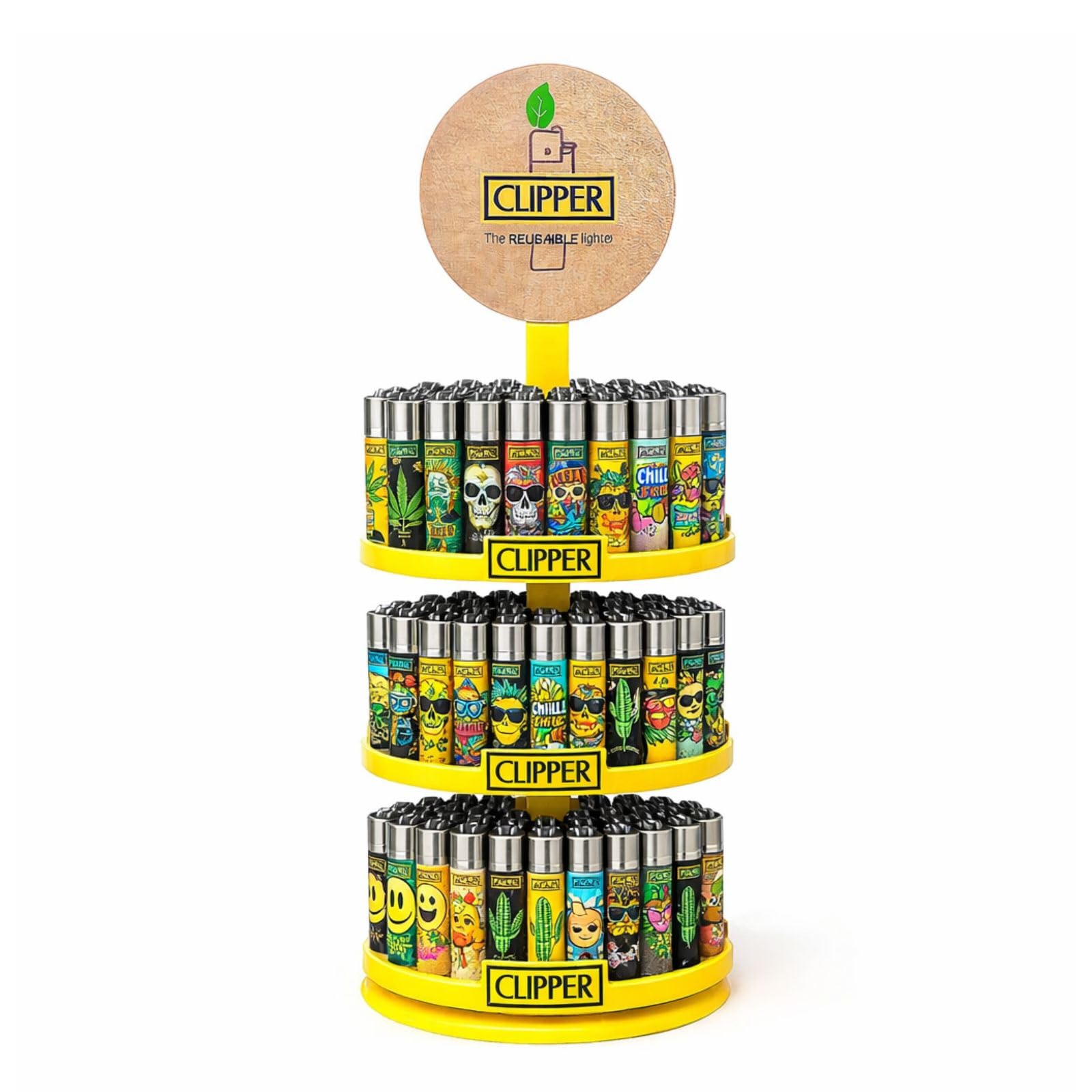 Briquets Clipper et support rotatif Weedness : la fin des briquets éparpillés