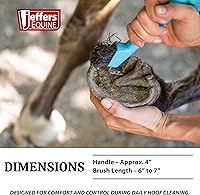 Vista 3 de Jeffers Escobilla y cepillo de pezuñas para caballos