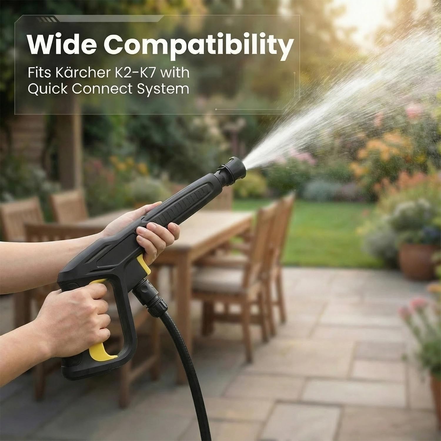 Pistolet Haute Pression à Quick Connect pour Karcher K2 K3 K4 K5 K6 K7 sans Full Control