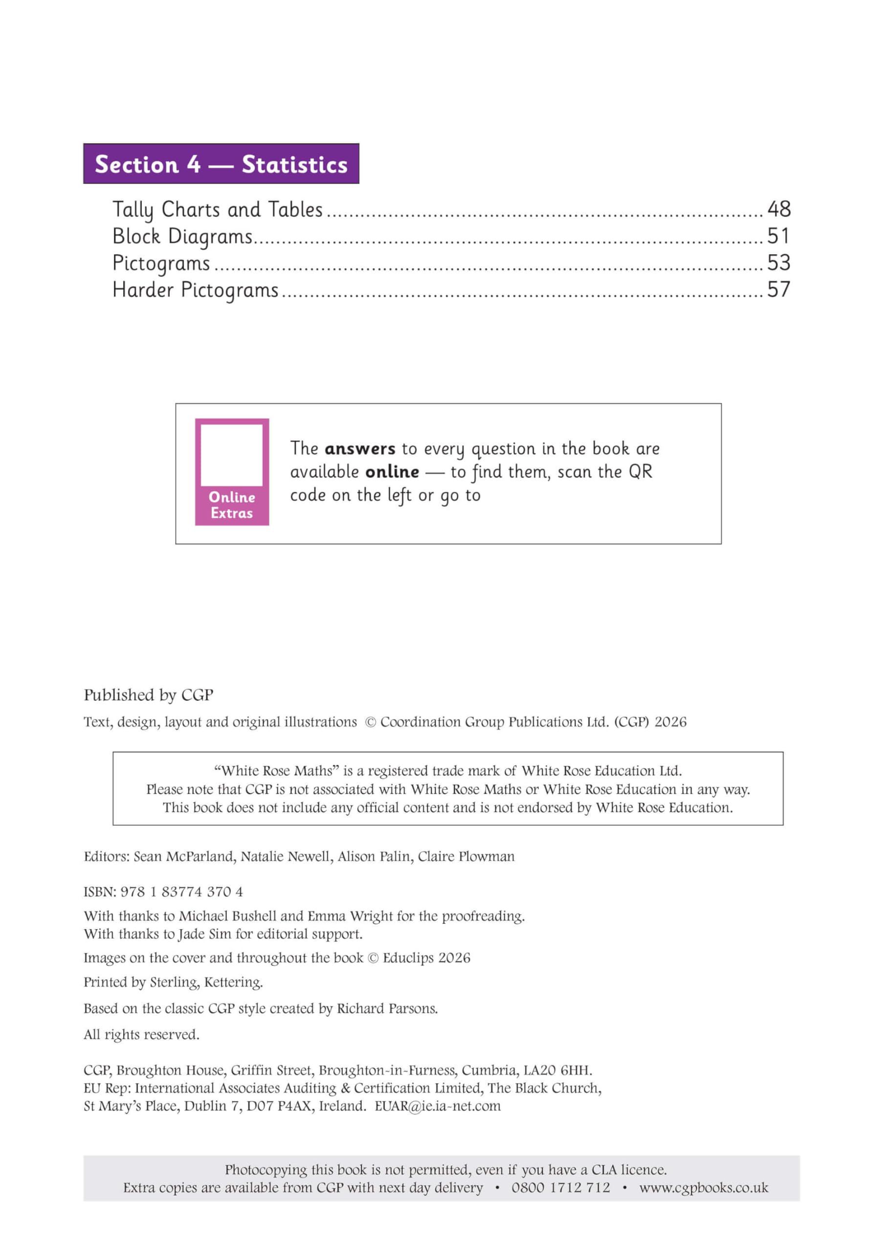 New CGP KS1 Maths Workbook - Year 2 Summer Term (extra practice for the White Rose scheme)