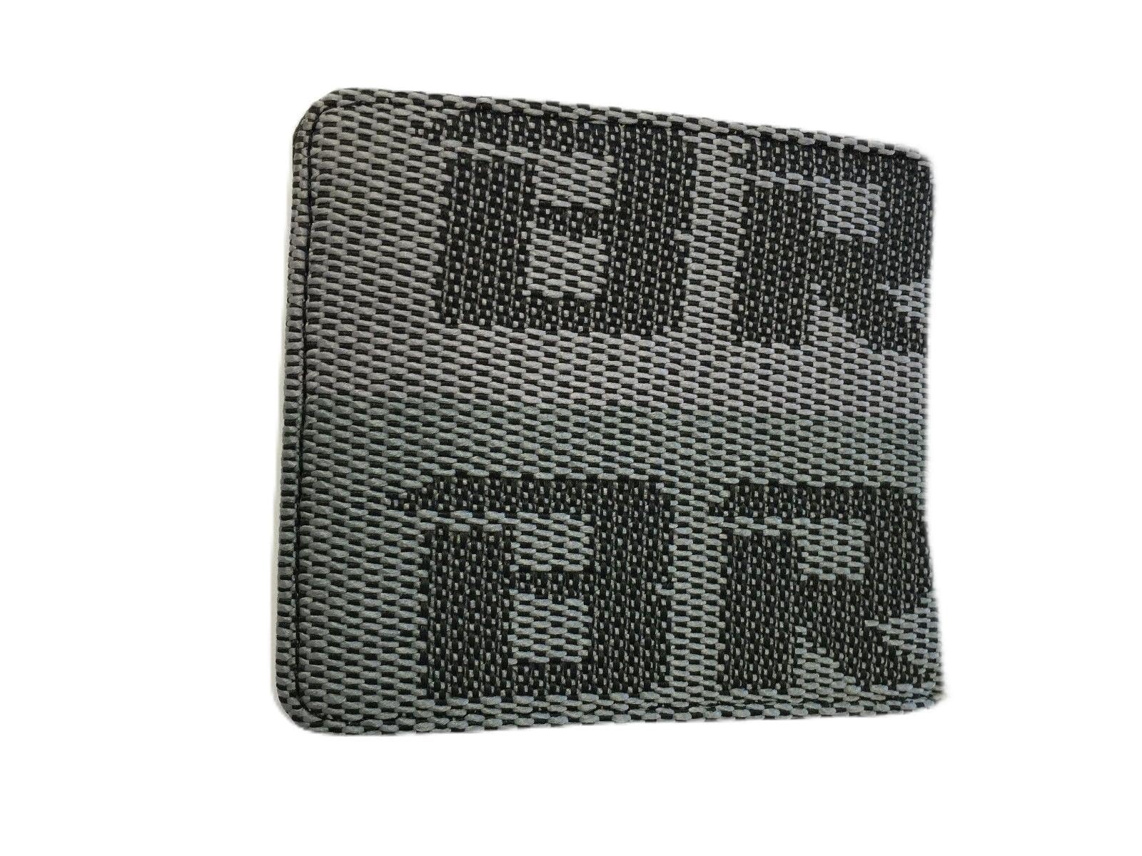 Bride Racing wallet with bride fabric JDM drift drag race gift fabric leather (3.Gray/Navy Green)