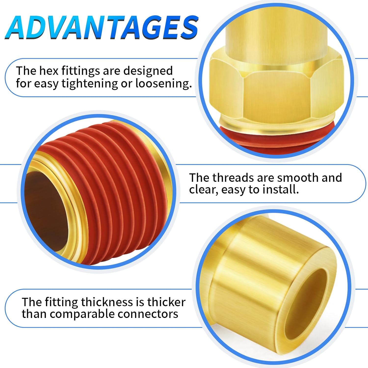ChillWaves Industrial Air Plug, 1/4" NPT Male Pneumatic Plugs, Air Compressor Accessories Fittings(15-PACK)