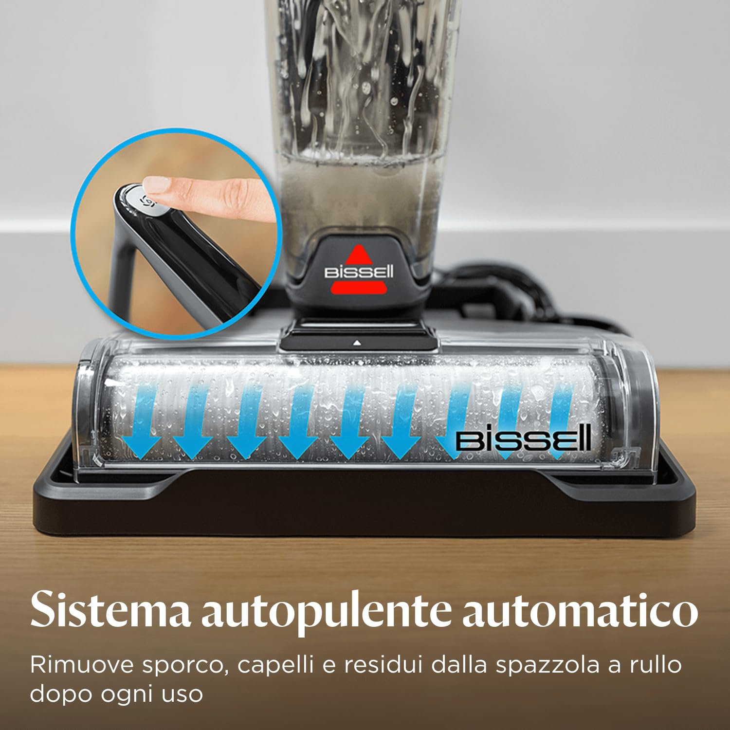 Bissell CrossWave OmniForce 3912N Aspirapolvere Senza Fili Aspira e Lava 240m²