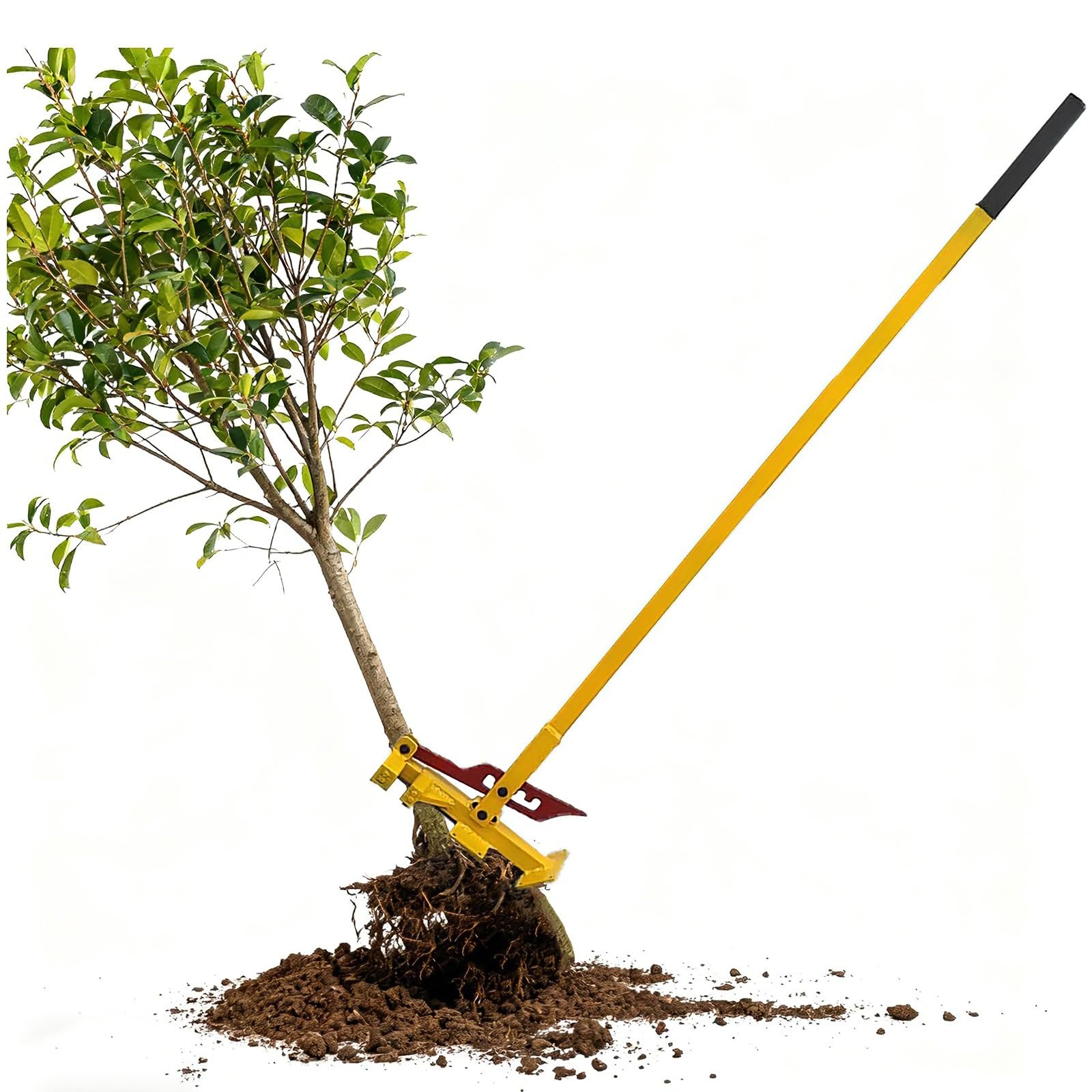YXZQLOZ Stump Remover Equipment, Heavy-Duty Sapling Puller Tool, Agricultural Pole, Tree Root Remover Tool Post, Uproot Tree, for Shrubs, Vines, Thorns Removal