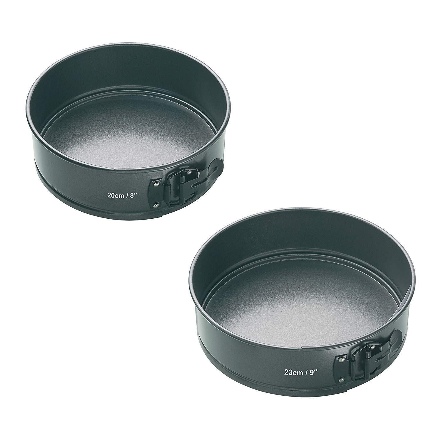 MasterClass Twin Pack - Non-Stick 20cm and 23cm Spring Form Pans