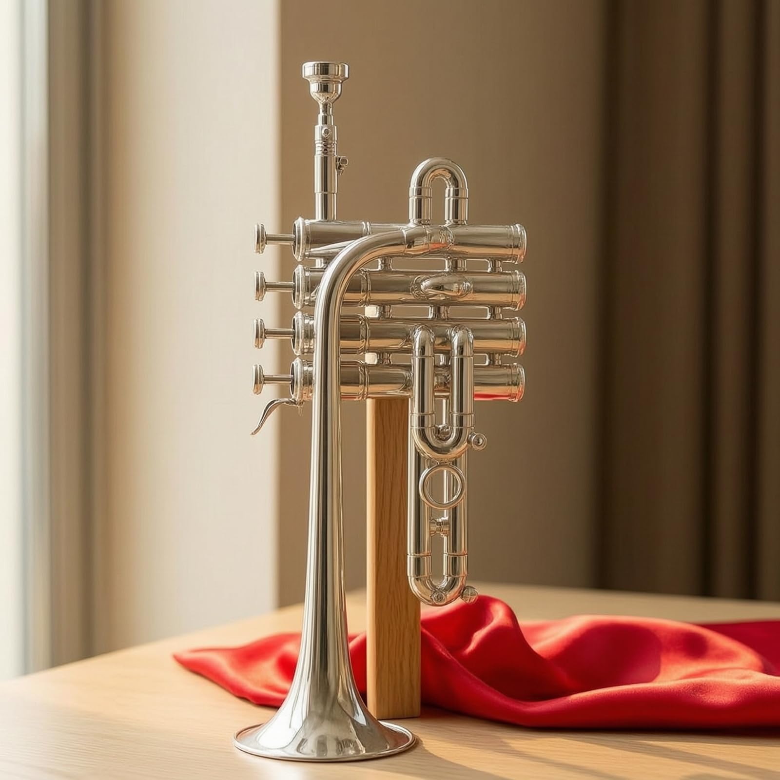 Tromba Argentata Tromba in Si Bemolle Completa per Studenti, Musicisti, Scuola