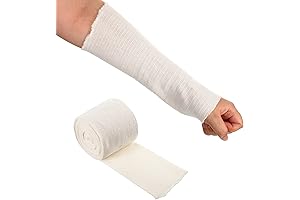 Pre-Wrap Undercast Padding for Casts - Comfortable and Flexible Cotton Stockinette Tubular Bandage