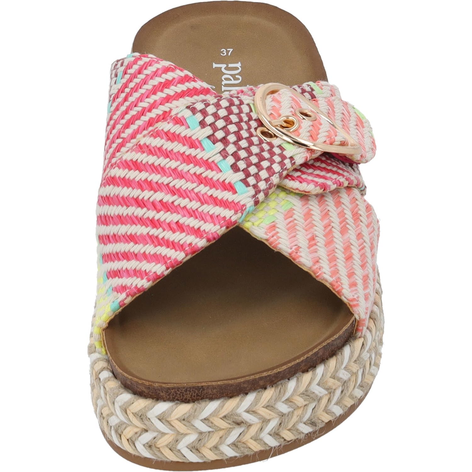 Palado Damen Pantoletten Zurlo by Sila Sahin - modische Sandalen mit Plateau-Sohle - elegante Hausschuhe für Frauen - bequeme Sommerschuhe