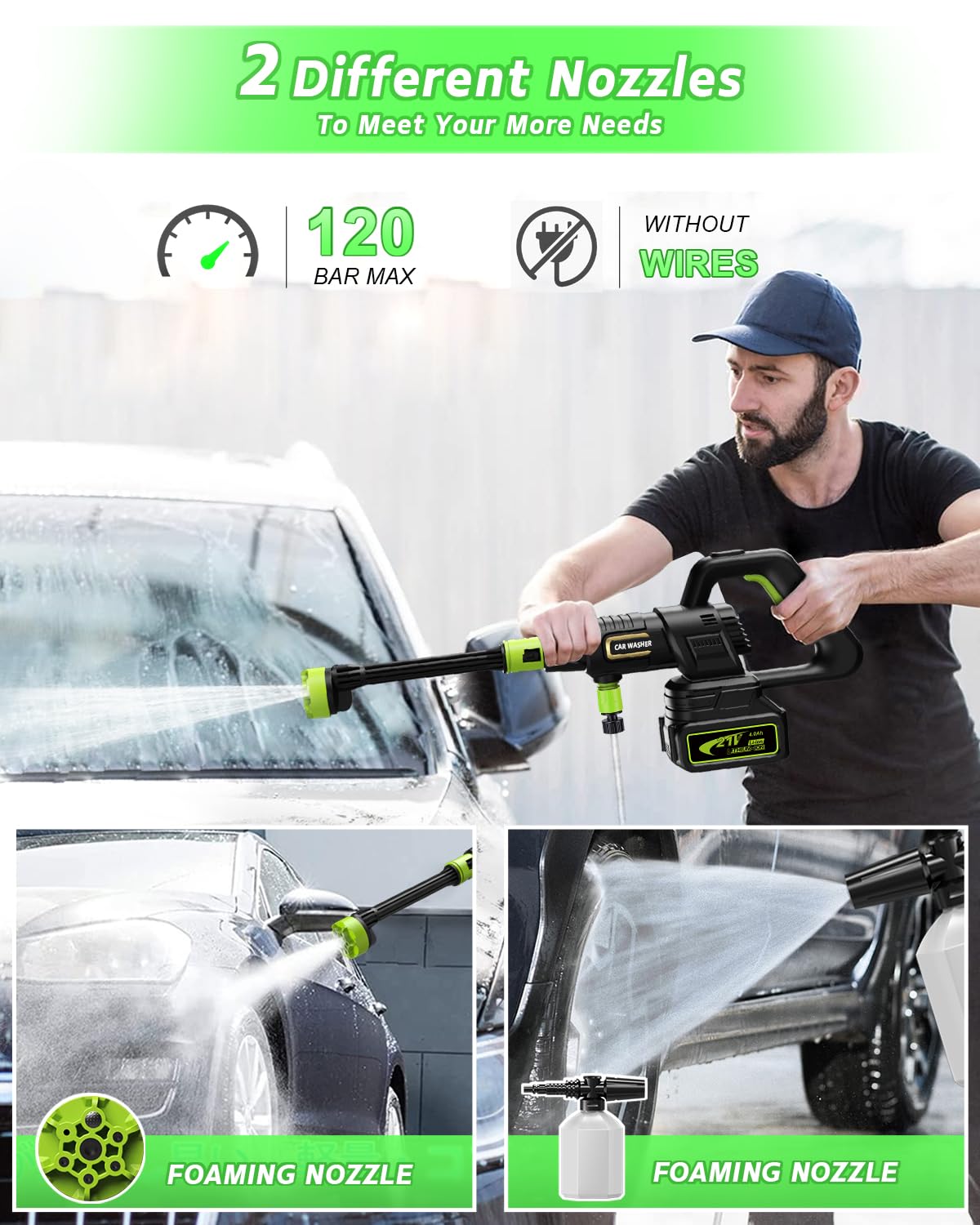 Set 2 Spazzole Laterali K&auml;rcher Per Spazzatrici S4 E S4 Twin - Ricambio Per Sporcizia Umida