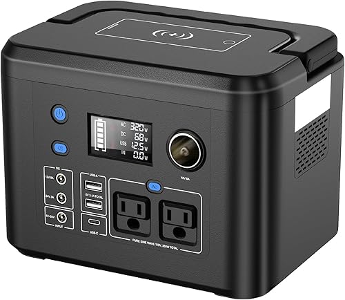 Miniatura 10 de powkey Estación de energía para portátil 30000mAh 100W Cargador portátil PD 3.0 Carga rápida 96Wh LiFePO4 Banco de energía con cable USB-C, batería