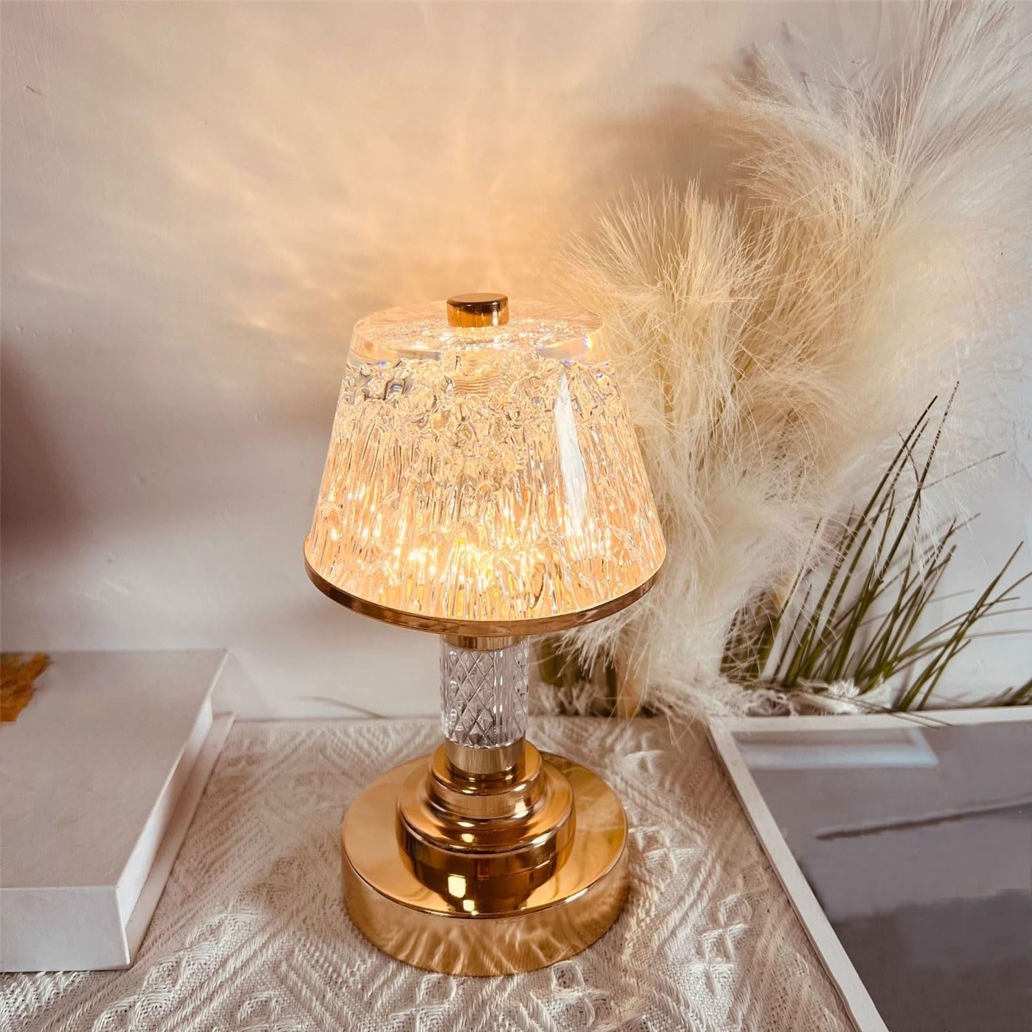 Lampka biurkowa Lampa biurkowa Crystal Ball, wyjątkowa romantyczna lampka nocna Lampka nocna