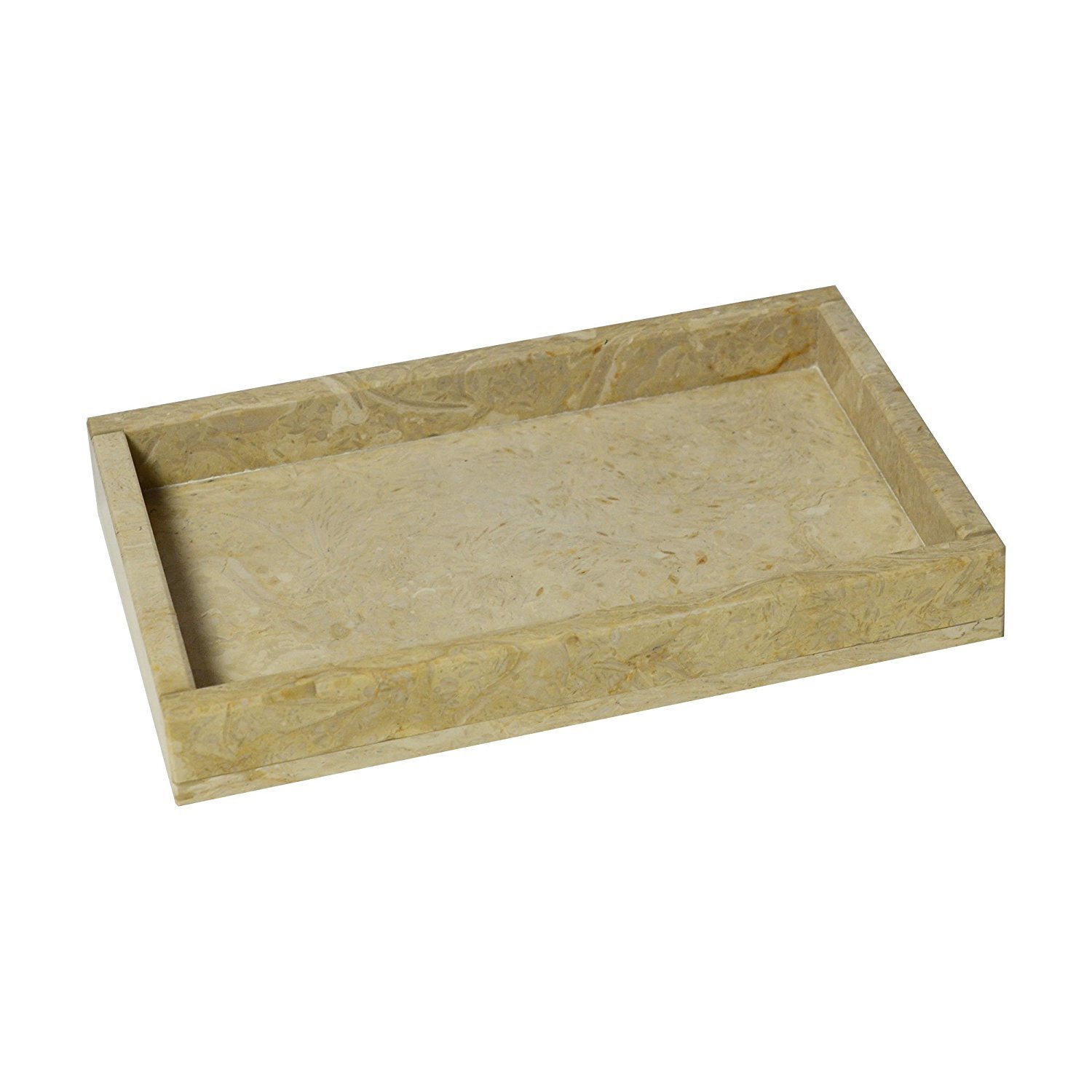 Polished Marble Tray, Golden Wheat Shower and Bathroom Accessory