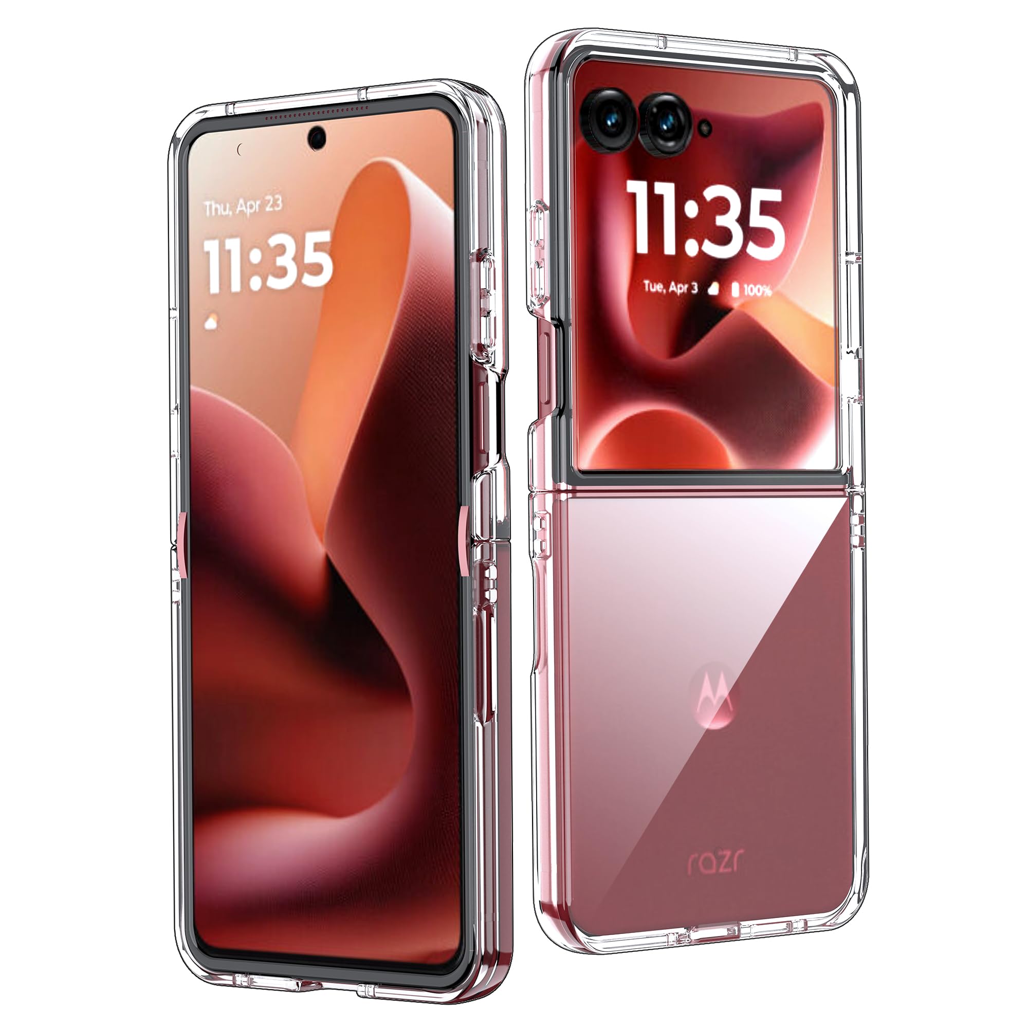 CAUHENYEE Cover per Motorola Razr 60 Ultra Custodia, Antiurto e AntiGraffio