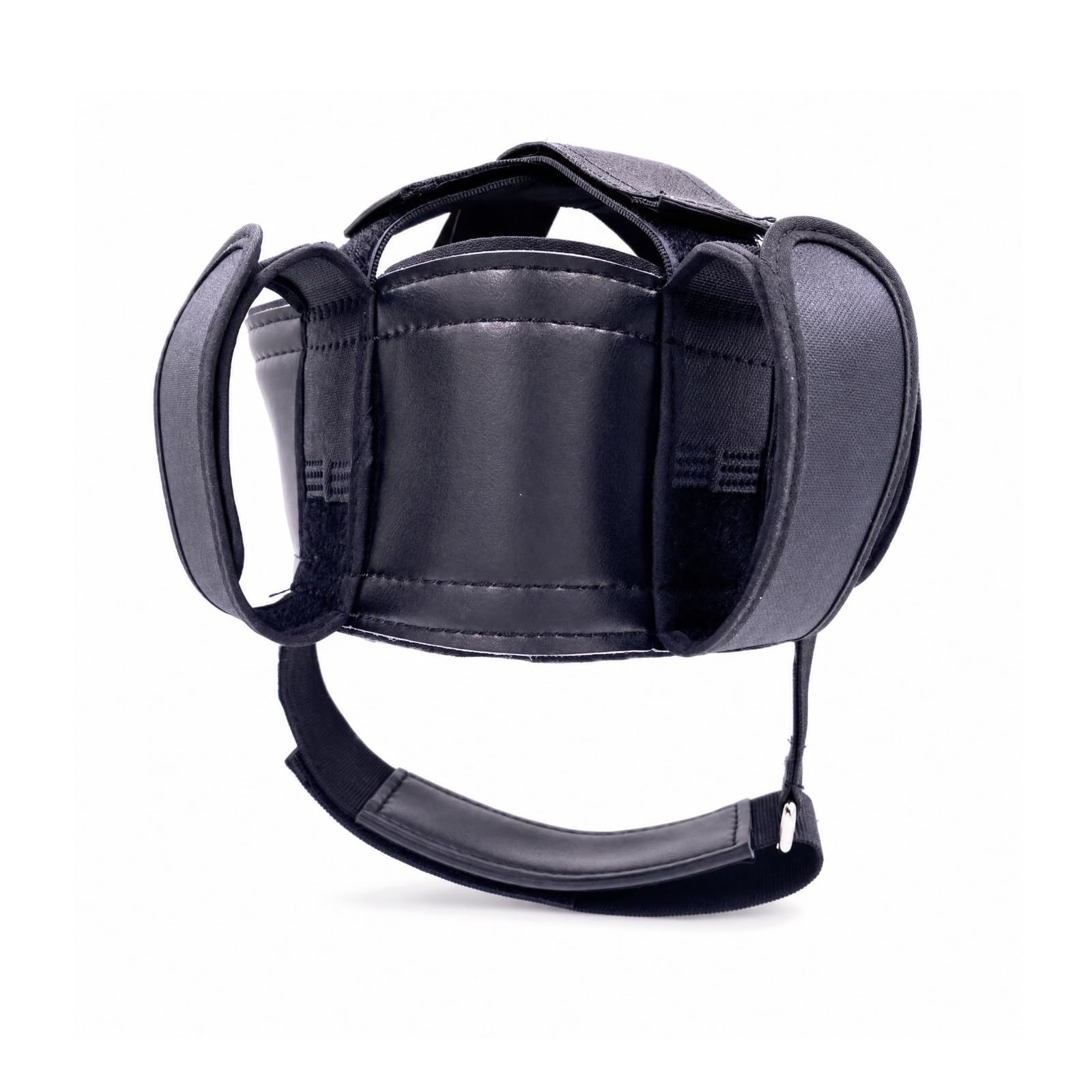 Casco per Allenamento Cervicale con Imbracatura Regolabile Testa E Sottogola Struttura Rinta Cuciture Visibili Esercizi di Resistenza Collo