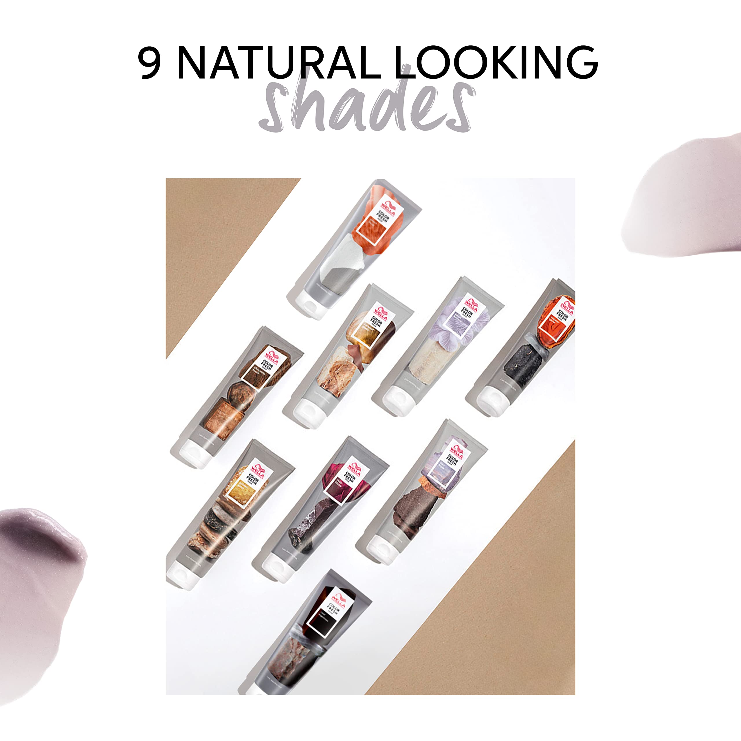 Wella Professionals Color Fresh Mask, Temporary Hair Color Mask, Revive & Refresh Hair Color, Rich Pigment Formula, Hydration and Smoothness with Argan Oil, Shade Red, Red Hair Color, 150ml