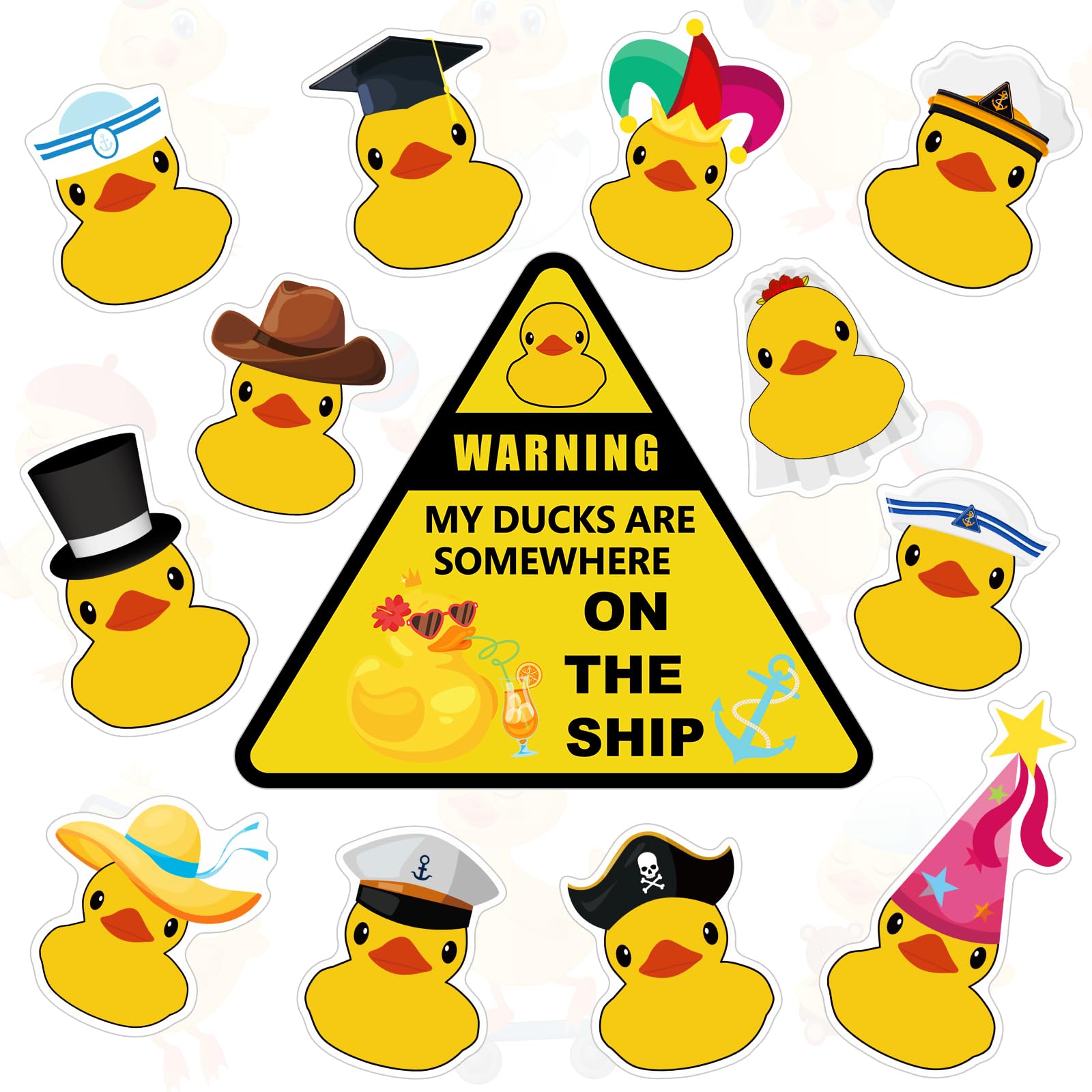 Amazon.com: Hoteam 13 Pcs Duck Cruise Door Magnet Fun Themed Duck