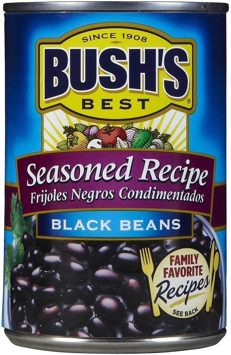 Bush's Black Beans, 15 oz (Pack of 12)