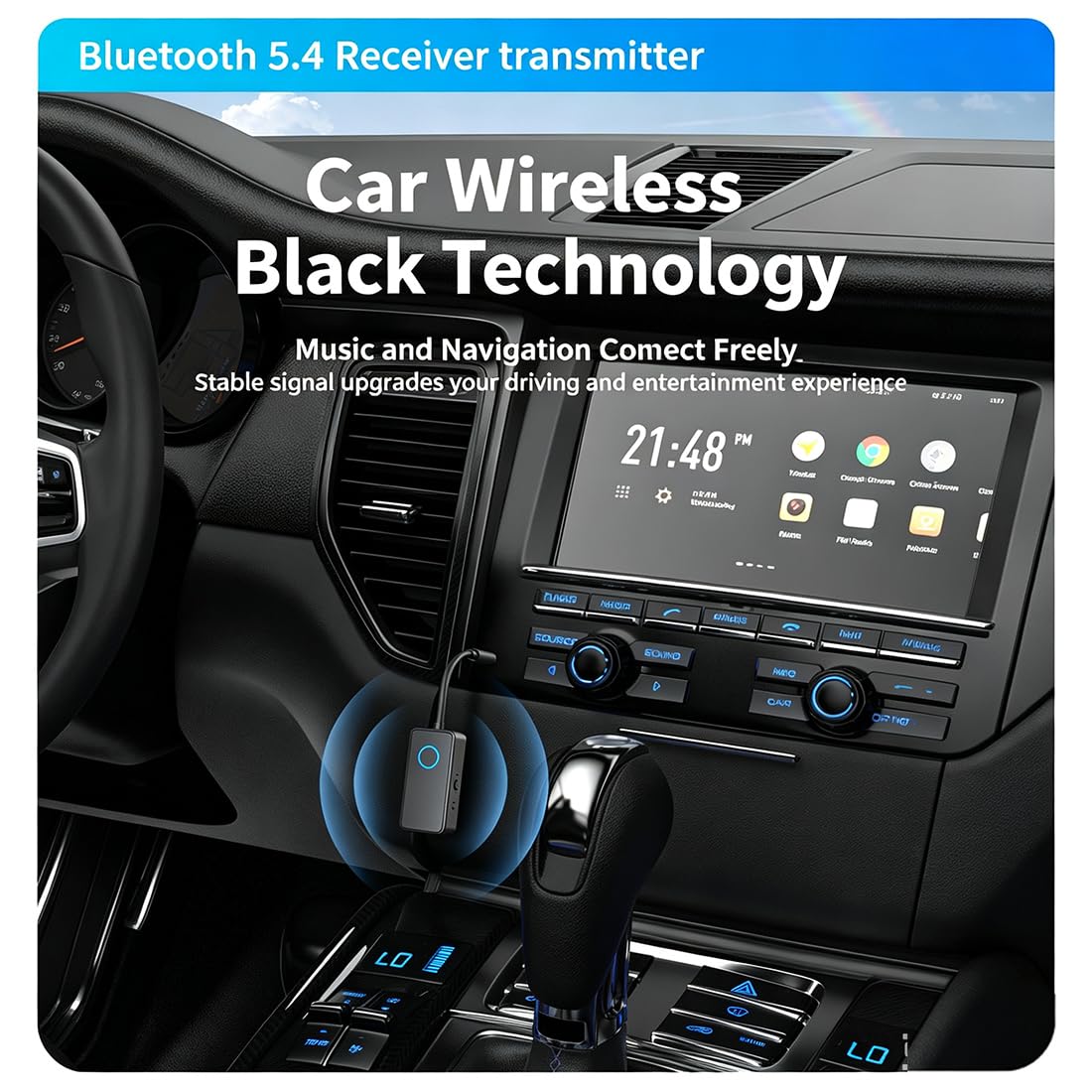 Émetteur-récepteur Bluetooth 5,4 Universel, Port AUX 3,5 MM (3PCS)