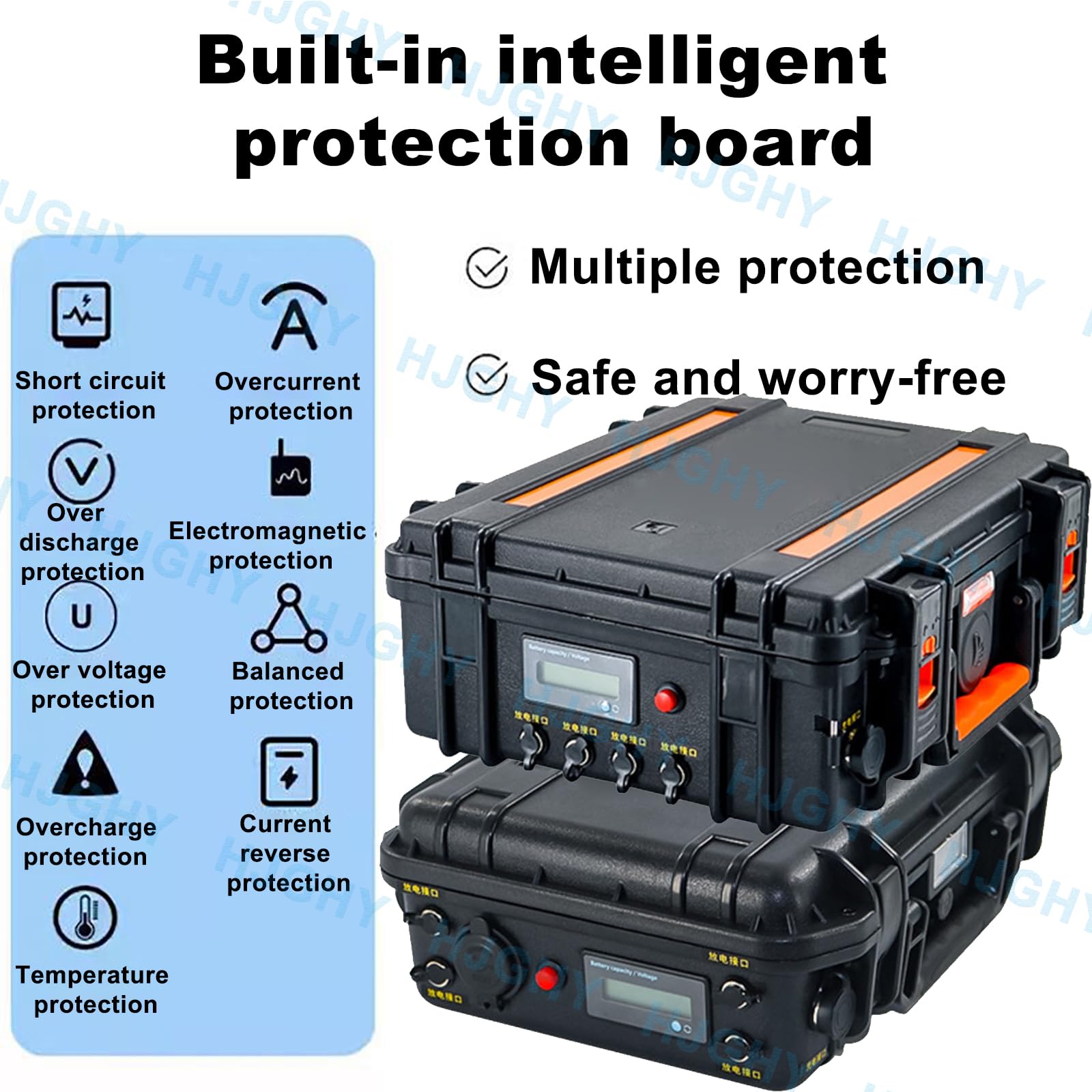 Batterie al Litio da 12 V 60 Ah 80 Ah 100 Ah 120 Ah 150 Ah 200 Ah per ecoscandagli. Batteria ad Alta capacità da 12 Volt con Caricabatterie per luci/ecoscandagli.