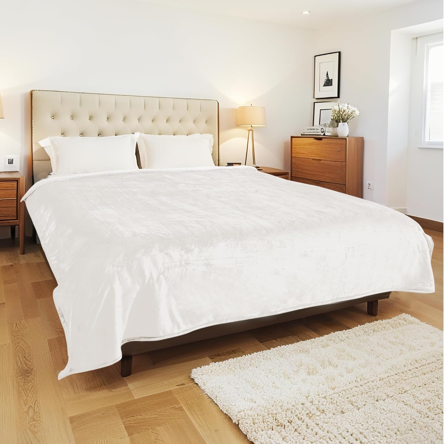 YUSTAL Electric Heated Blanket King Size