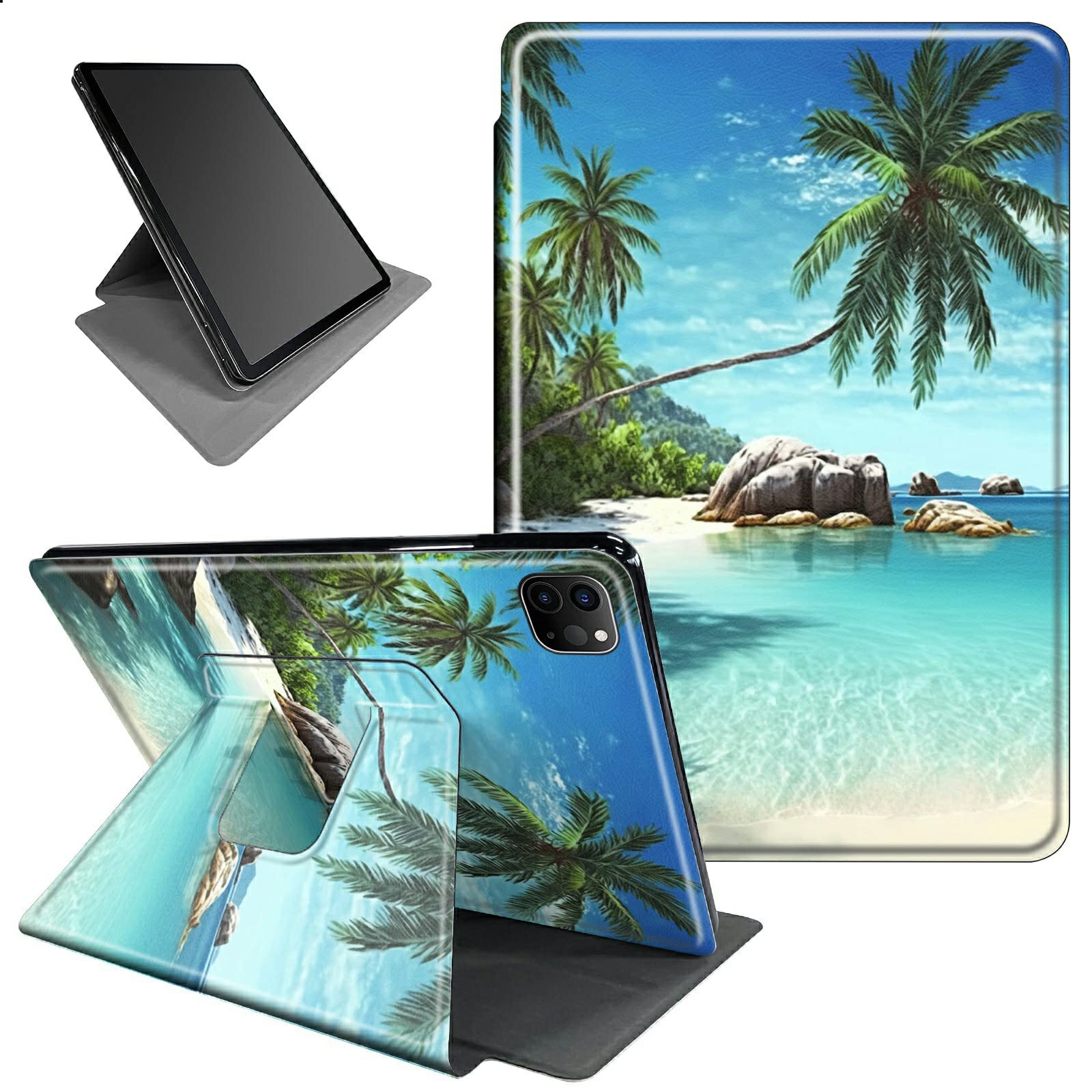 BFSEROBJ for iPad Air 5th/4th Generation Case 10.9 inch for iPad Pro 11 inch Case 4th Gen/3rd Gen 360 Rotating Degree Stand Protective Smart Cover