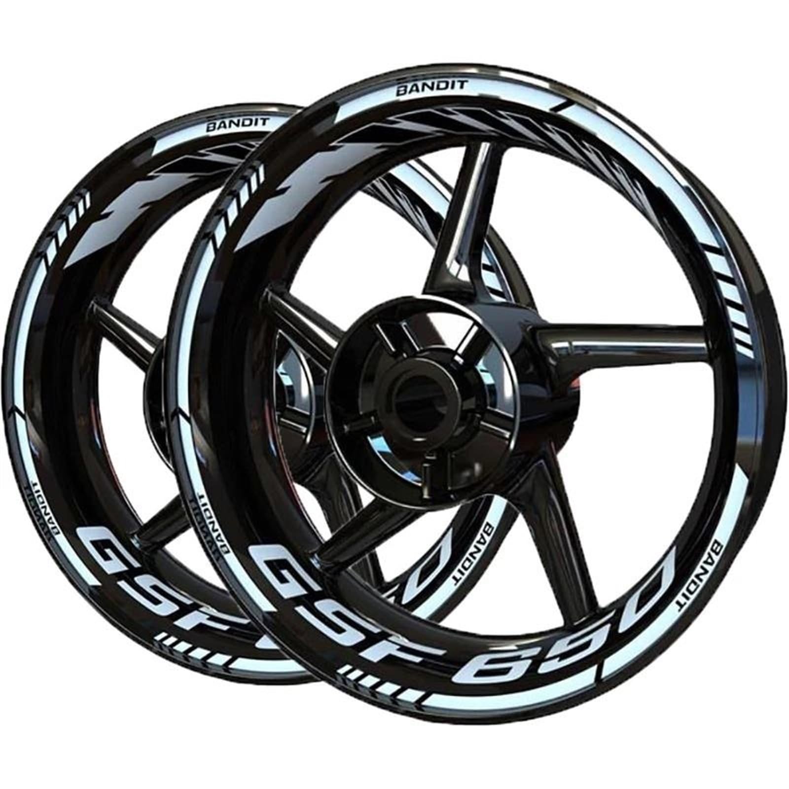 Motorcycle for Suzuki GSF650 GSF 650 for Bandit Set Wheel Sticker Decal Accessories(Color5)
