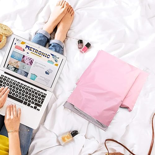 Miniatura 31 de Metronic Sobres de polietileno de 14.5 x 19 pulgadas, 100 unidades, bolsas de envío adhesivas fuertes para ropa, sobres de envío grandes