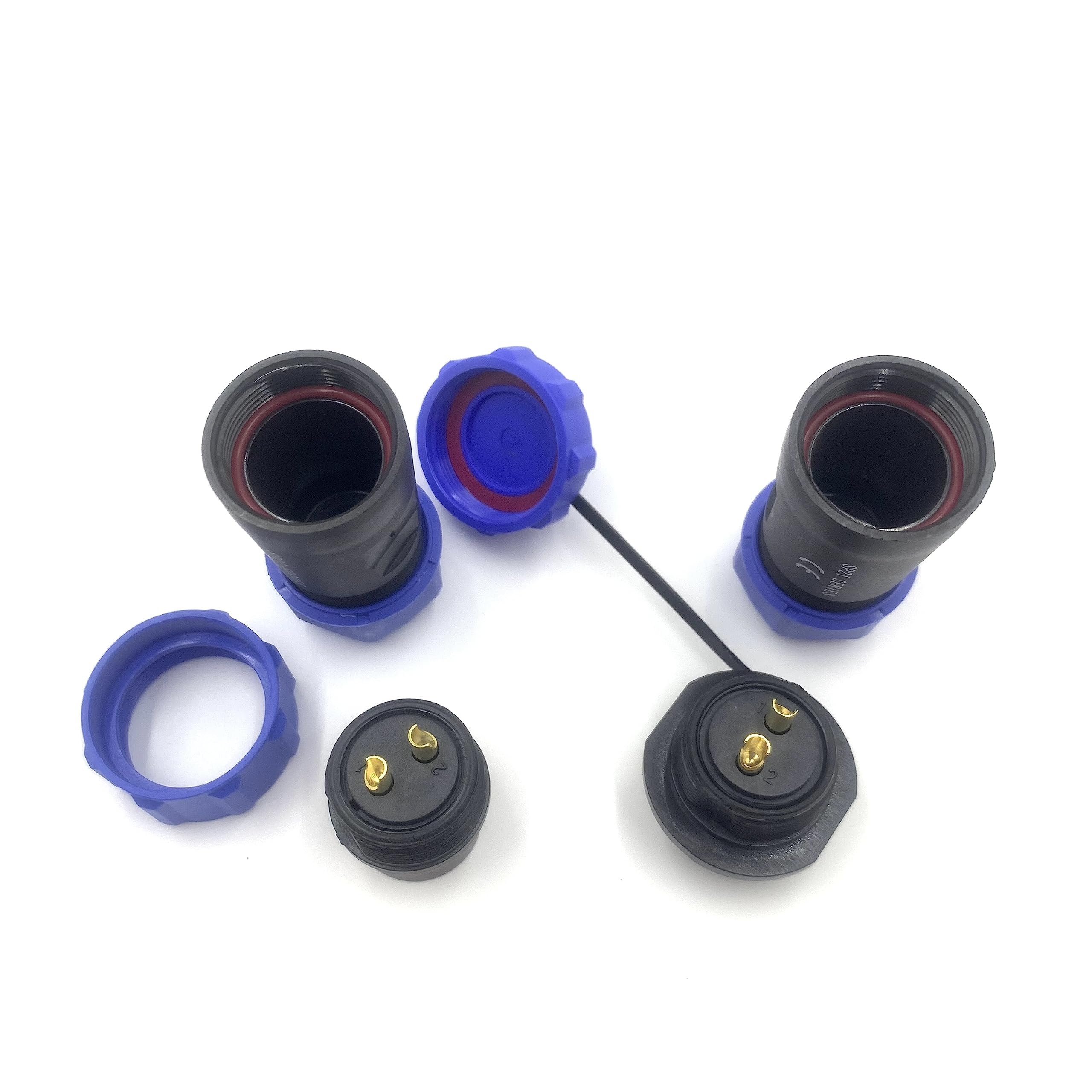 SP21 30A PIN: 2 Spina Connettore: Rotondi IP68 Maschio 7÷12mm - Foto 4