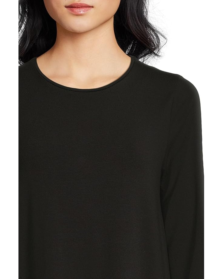 Eileen Fisher Petite Stretch Jersey Knit Full Length Oval Dress - #4 of 4