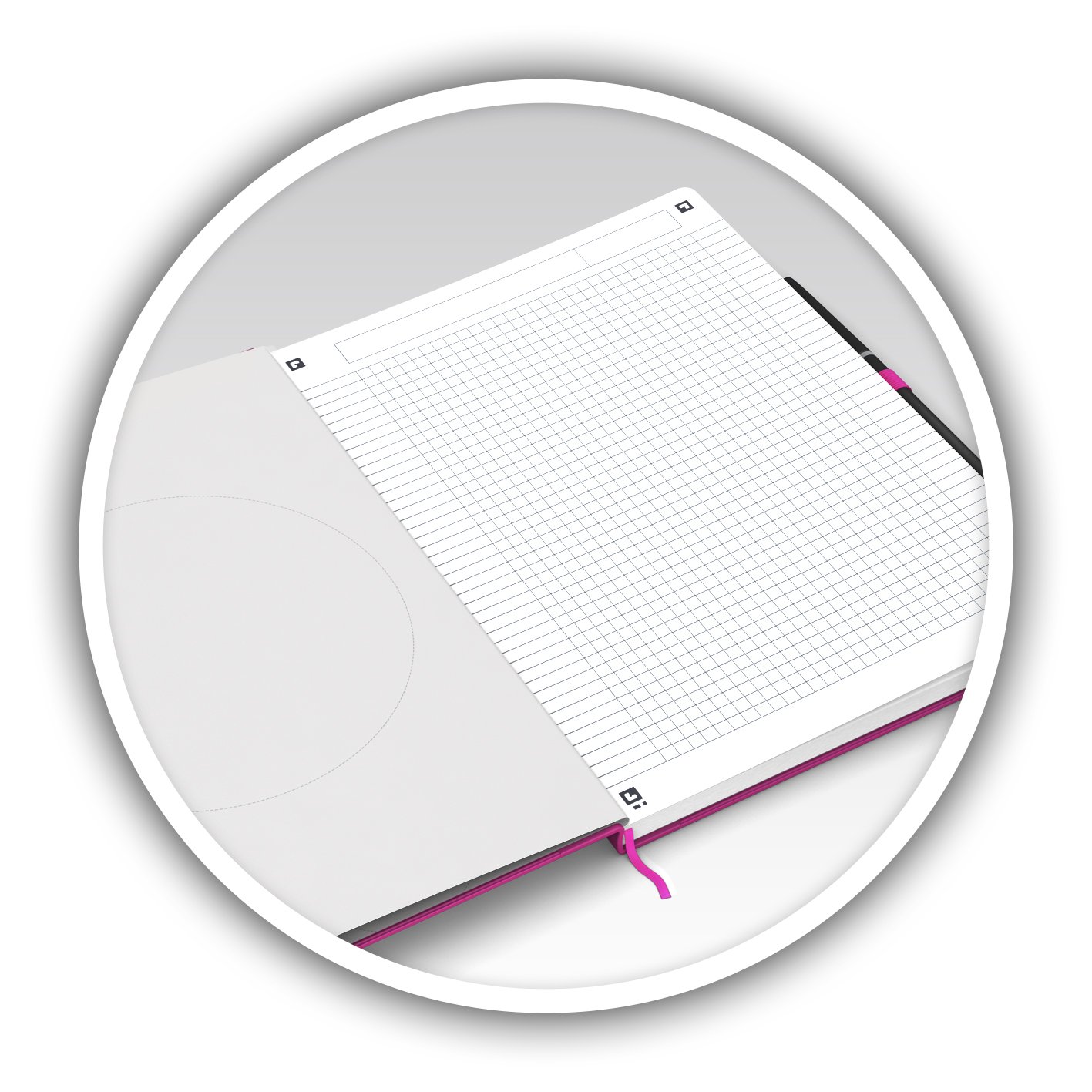Oxford Notizbuch Signature, 5er Pack, DIN B5, kariert, je 160 Seiten, 5 Farben