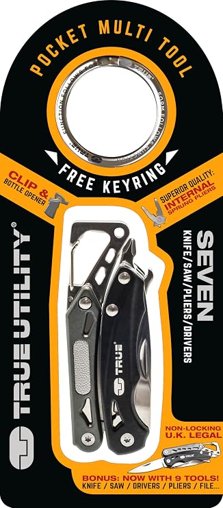 True Utility TU 180K Seven Pebble Pliers