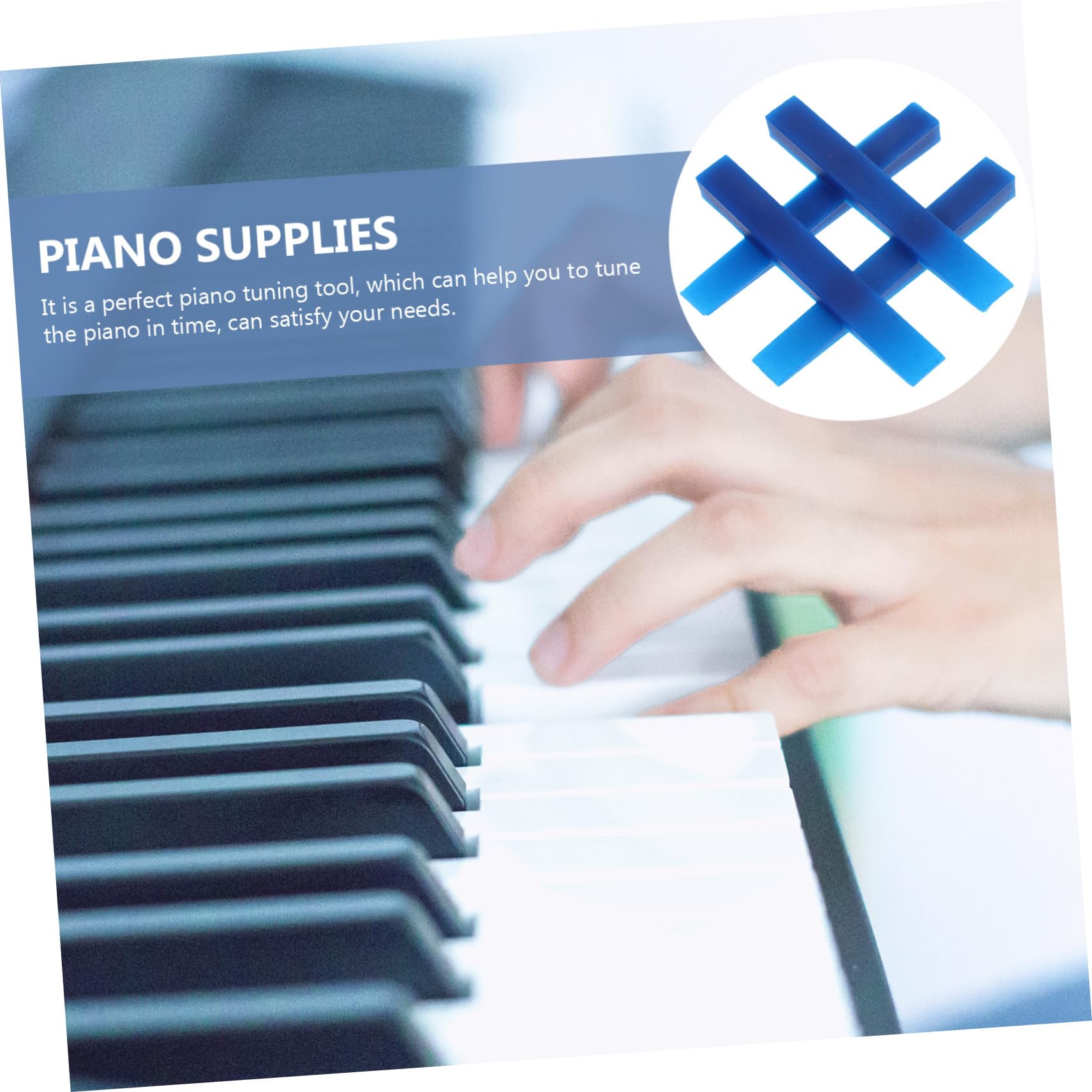 ifundom 20pezzi Mute Silicone Per Pianoforte Strumenti Di Pratici Accessori Di Tuning Per Pianisti e Tecnici Professionisti