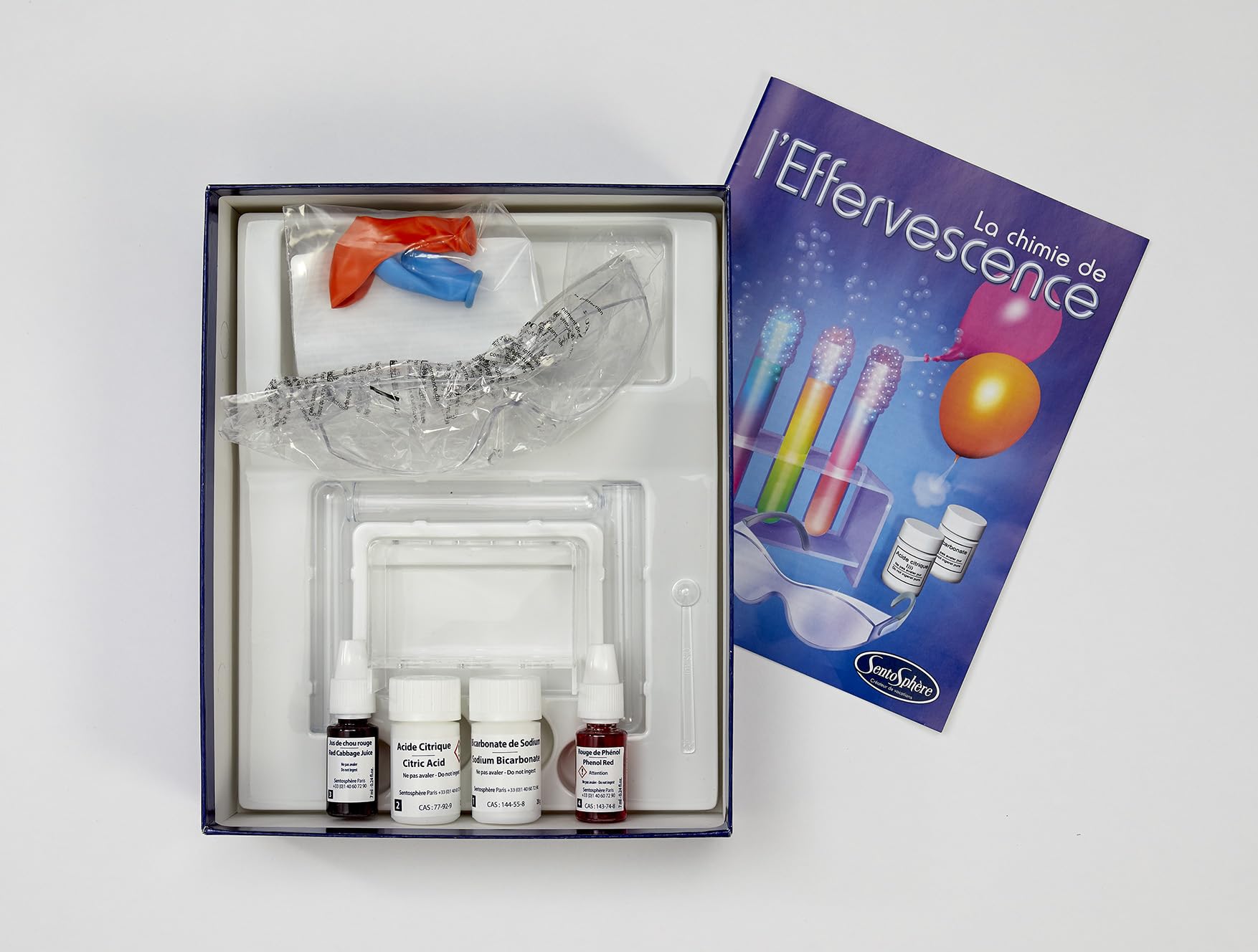 Sentosphère – Pianeta Scienza - La Chimica dell'Effervescenza - Imparare Come I Gas Si formano ed evaporano - per Bambini da 8 Anni - Made in France - 28400