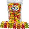 BRIT TREAT 1kg Gold Gummy Bears Pick n Mix Sweets - Traditional Fruit Flavour Sharing Pouch for All Occasions - Large Retro Bulk Bag - Soft Juicy Candy for Movie Nights, Birthdays & Gifts