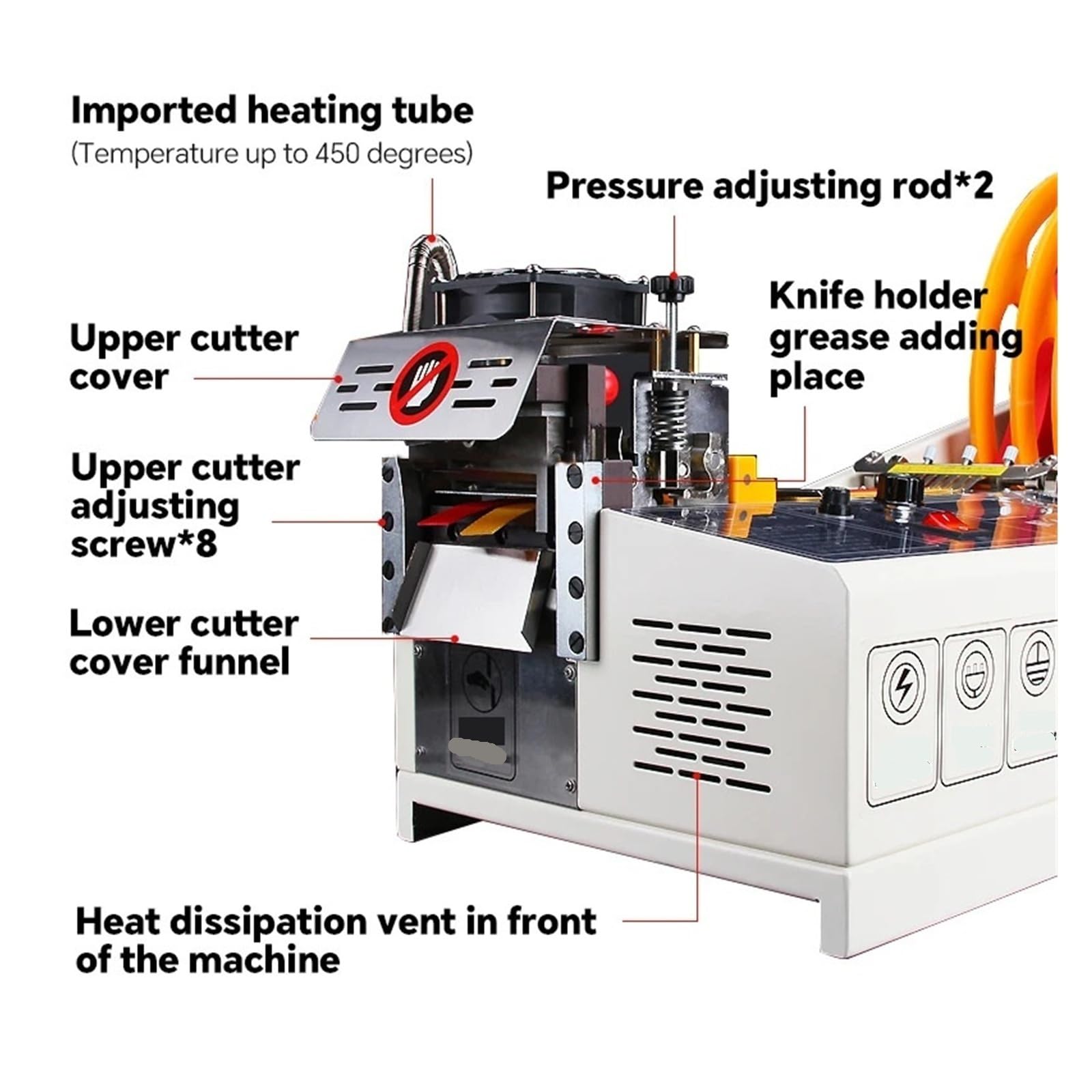 Gurtbandschneider, automatische Seilschneidemaschine for Schneiden geflochtener Bänder(Cold Cut)