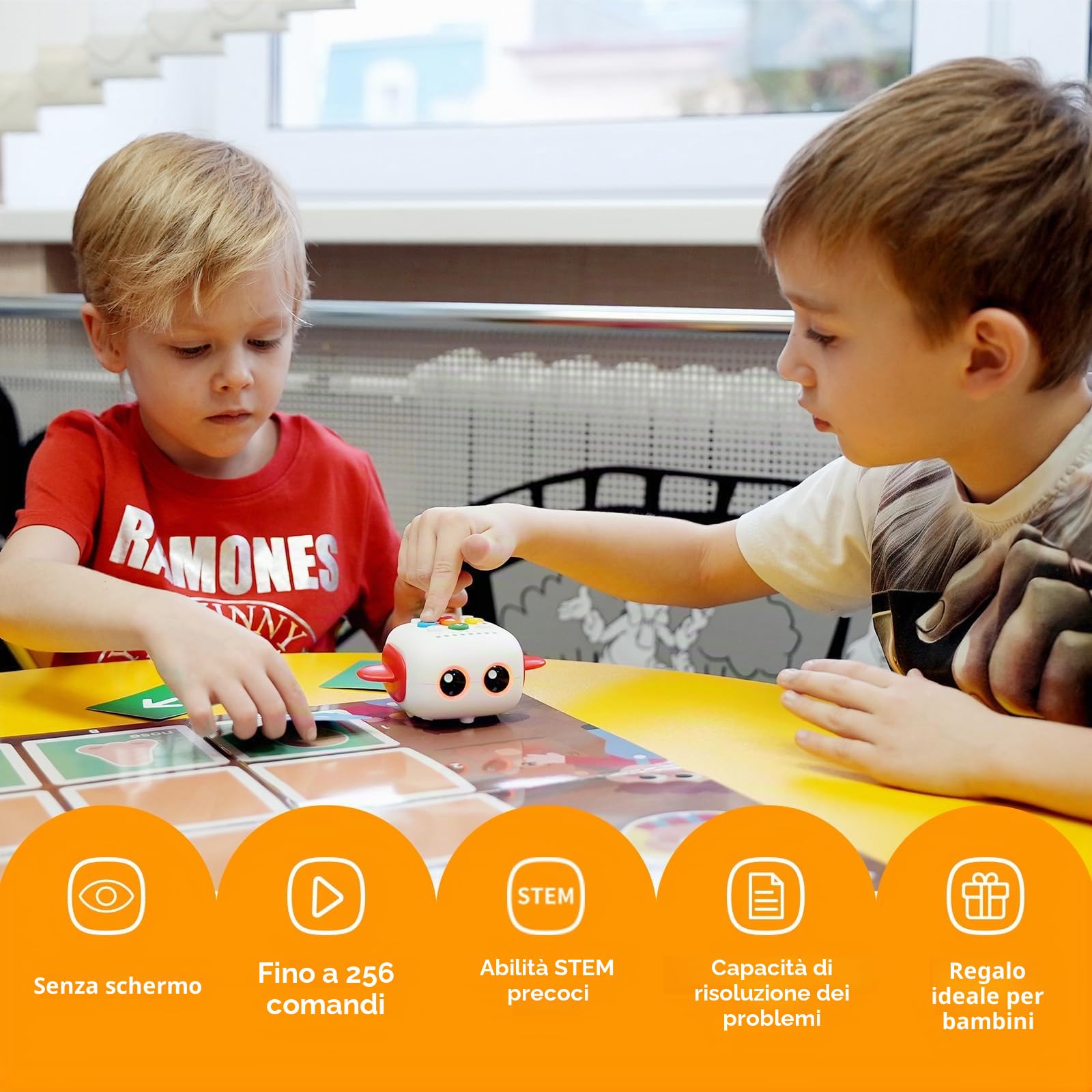 Robot di Programmazione per Bambini Età 3-5, MatataStudio Tale-Bot Pro Set di Giocattoli Robot Programmabili per l'Apprendimento Precoce di Programmazione STEM Giocattolo Educativo per l'Apprendimento