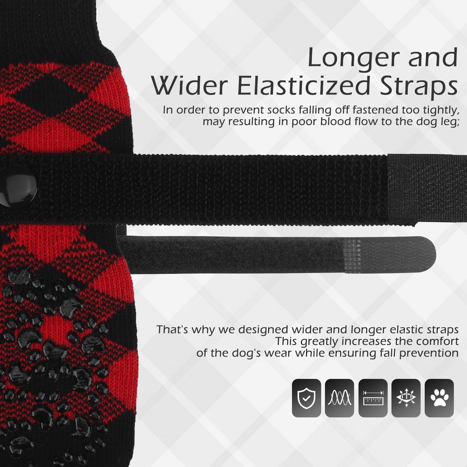 EXPAWLORER Dog Socks to Prevent Licking Paws - Image 4