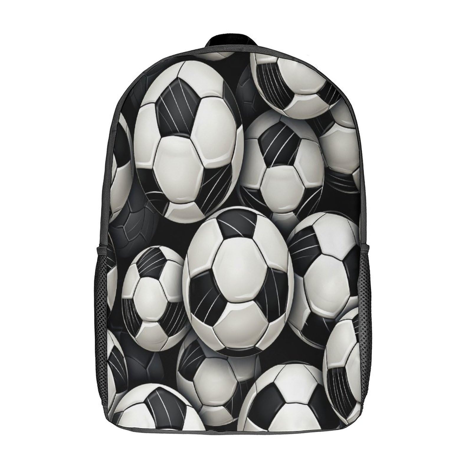 EQKDBFVHS Football Mochila Niña, Mochilas Escolares,Mochila Infantil Ajustar Con Bolsillos Laterales Y CorreaGran Capacidad Impermeable Mochila,Regalos Para Niñas Niños Y 17inch
